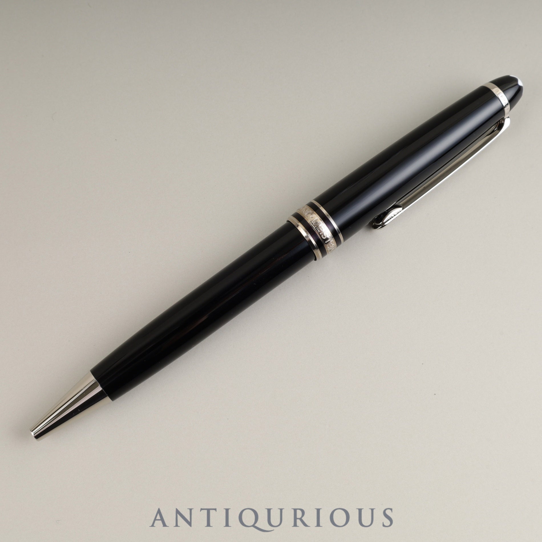 Montblanc Meisterstück Picks Platinum Classic Twist Type Resin Black Box