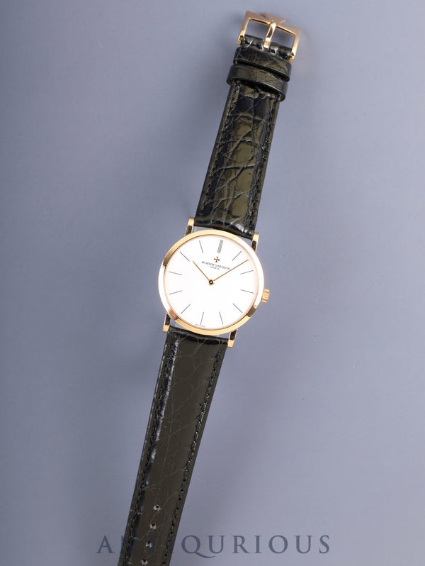 Vacheron Constantin Patrimony 33093/3 000R-0876 Manual Winding Cal.1003/2 750PG Leather Strap Original Pin Buckle (750PG) White Dial Overhauled