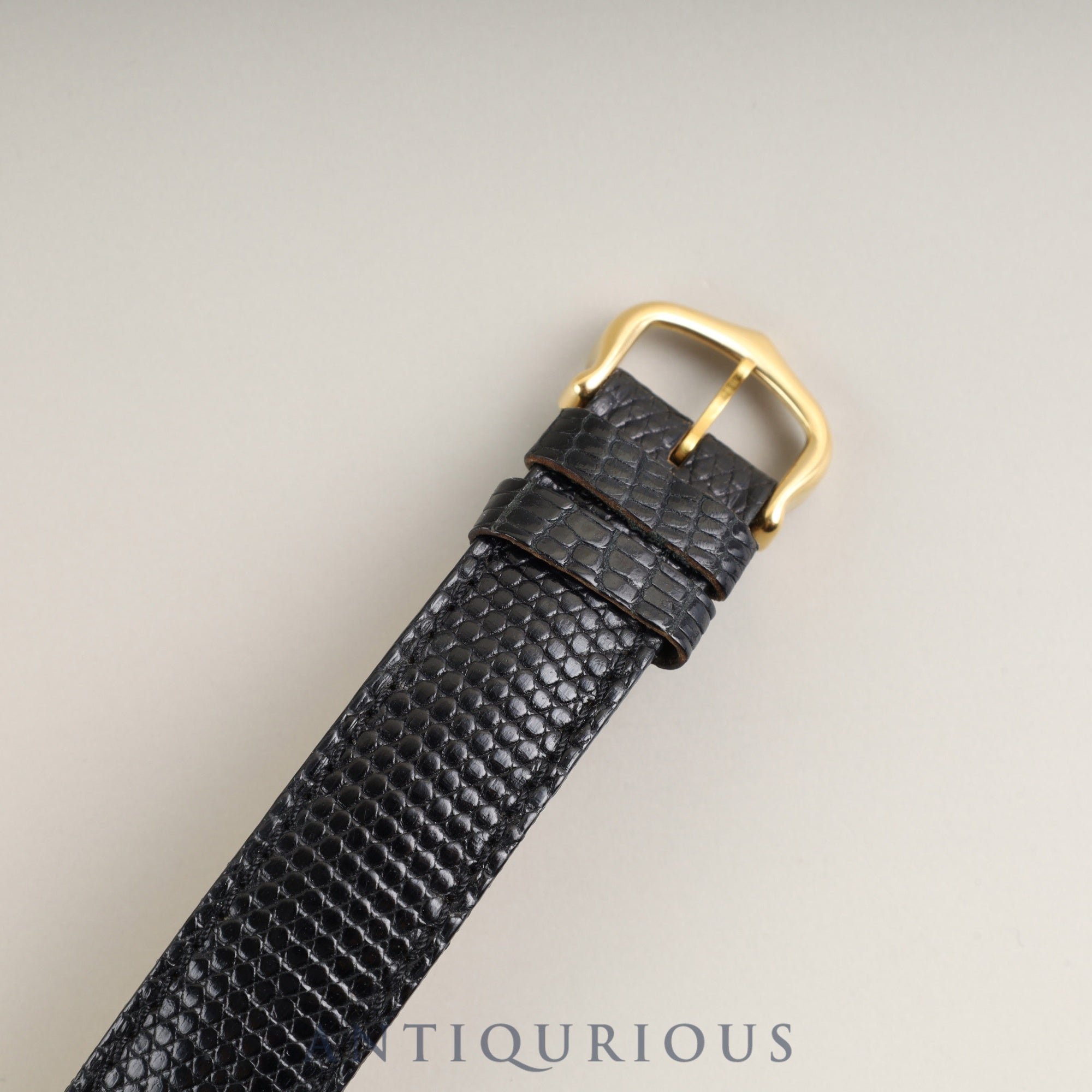 カルティエ マストタンク SM 手巻き Cal.78-1 SV925 純正革ベルト 純正尾錠（GP） ブラックローマン文字盤 オーバーホール済み