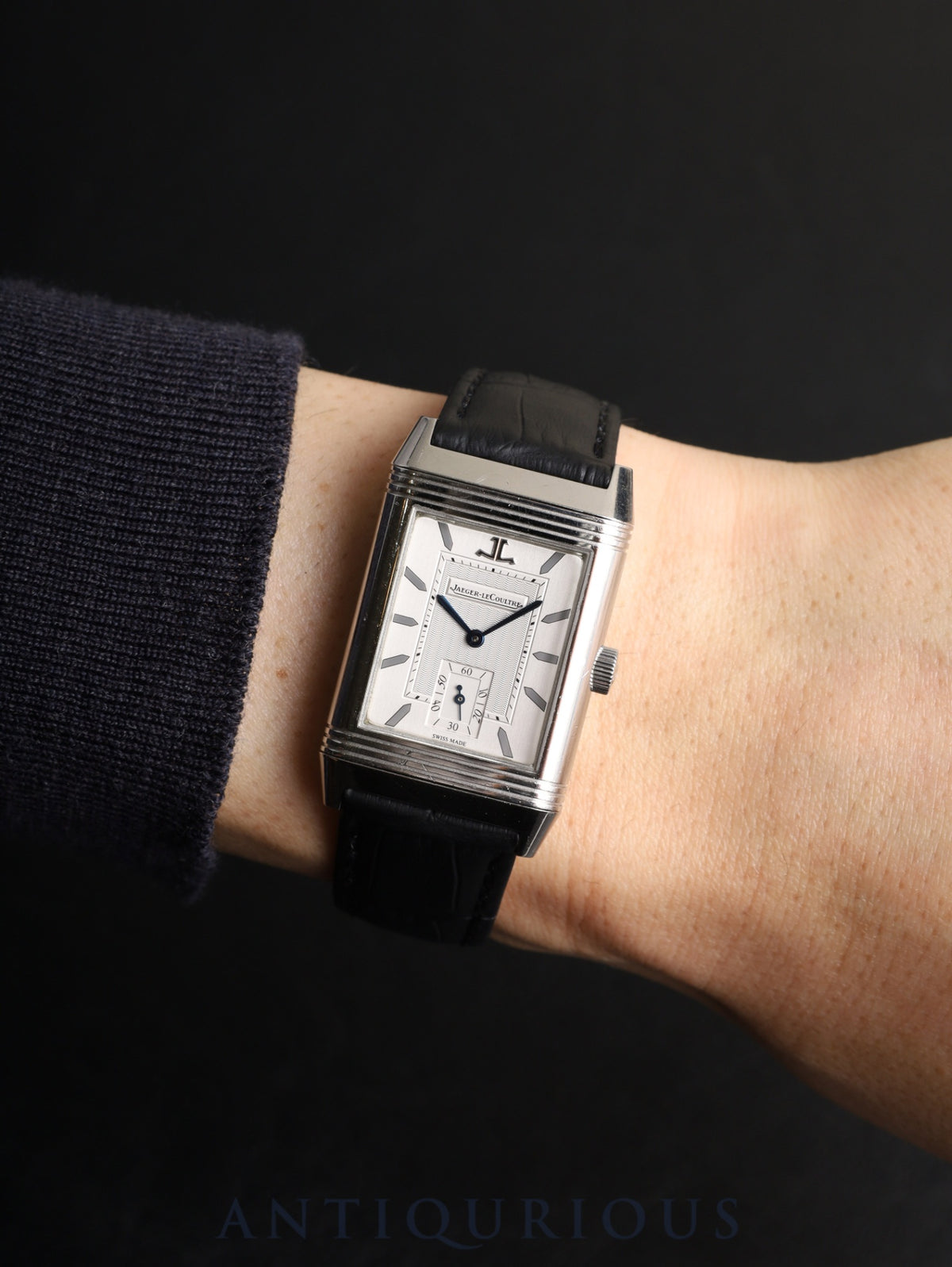 Jaeger-LeCoultre Big Reverso 180th Anniversary, Japan Limited to 150 pieces Q270842W / 270.8.62, Manual winding Cal.822, SS (engraved case back), Leather strap with original buckle (SS), Silver dial, Overhauled