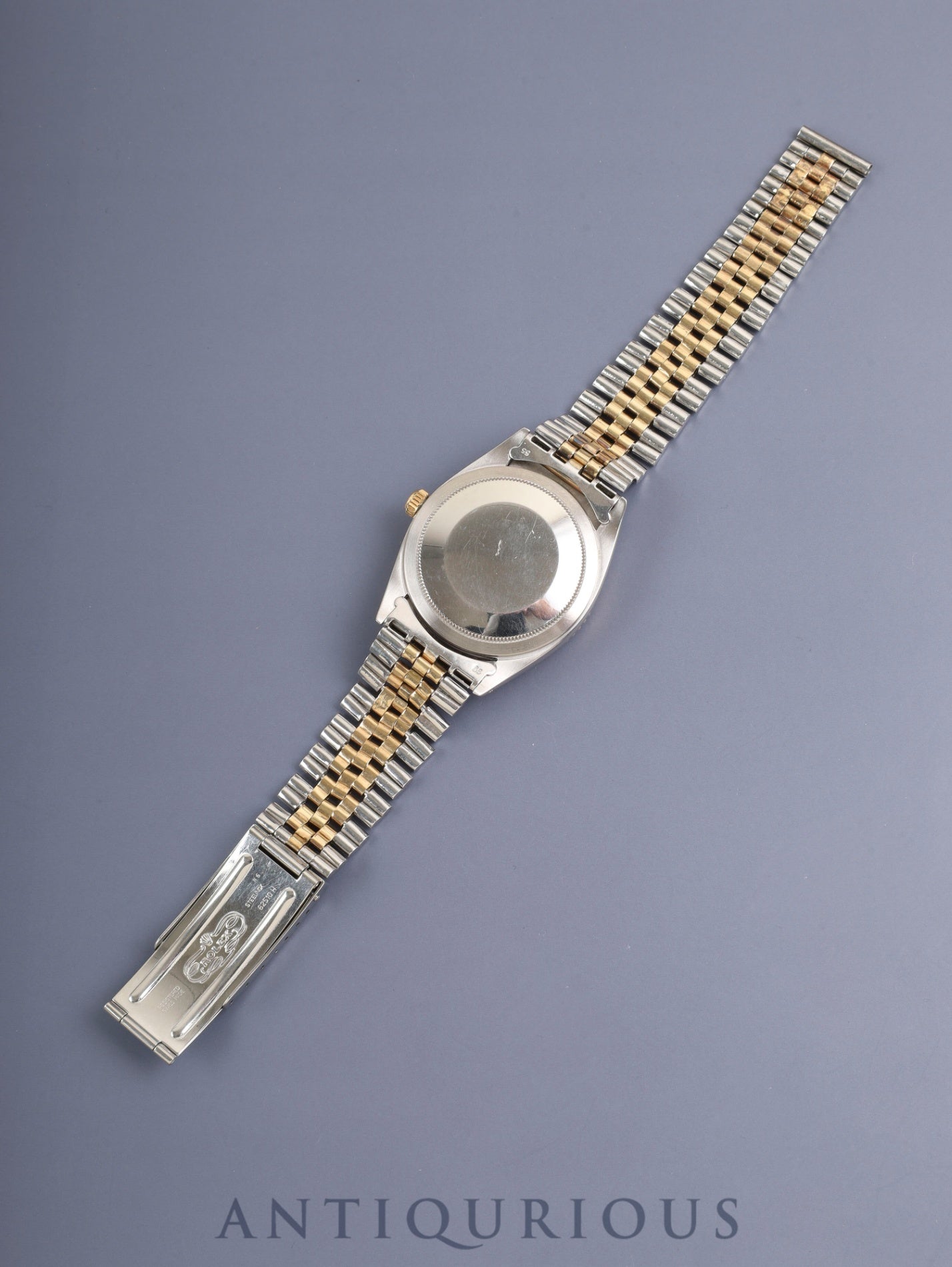 ロレックス デイトジャスト サンダーバード 1625/3 自動巻き Cal.1560 SS/YG シルバー文字盤 箱 クロノメーター証明書（1961年 / 個人名記載） 71番台（1960年）オーバーホール済み