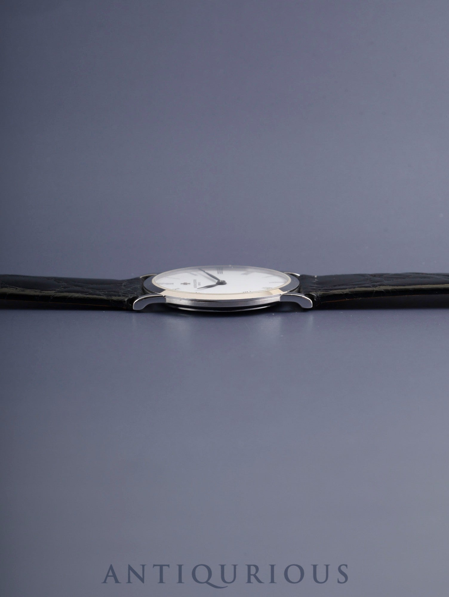 ヴァシュロン・コンスタンタン パトリモニー 33093/3 手巻き Cal.1003/2 750WG 革 純正ピンバックル（750WG）ホワイトローマン文字盤 ケース 純正革ベルト オーバーホール済み