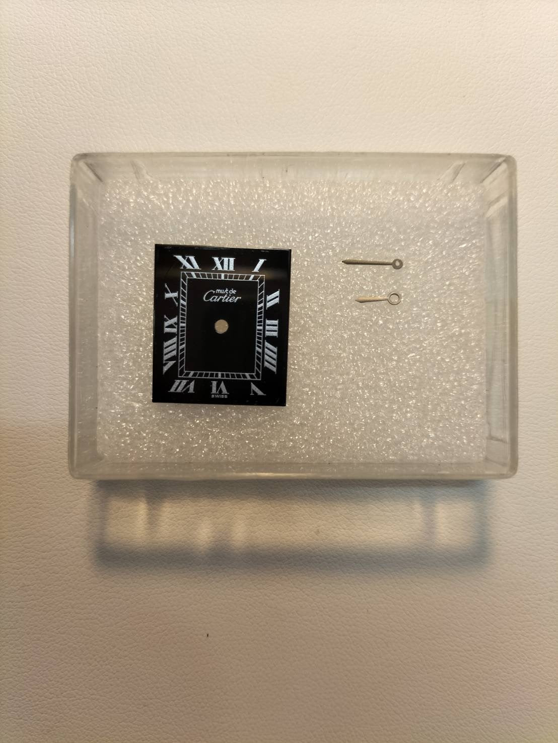 カルティエ マストタンク LM 81974913  手巻き Cal.78-1 SV925 革 純正ピンバックル（GP）ブラックローマン文字盤（SWISS表記） オーバーホール済み
