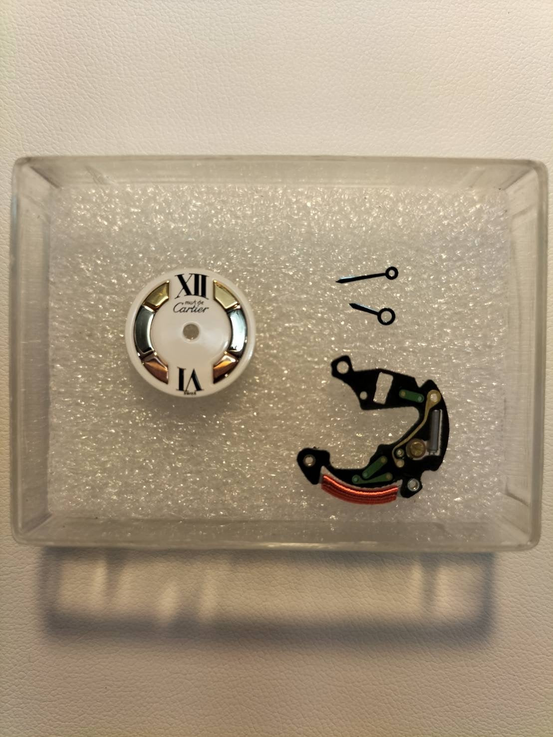 Cartier Must Colisee W1006654 / 590002 Quartz Caliber 90 SV925 Leather Genuine Pin Buckle (GP) Side Trinity Dial Box Booklet Warranty (1994) Overhauled