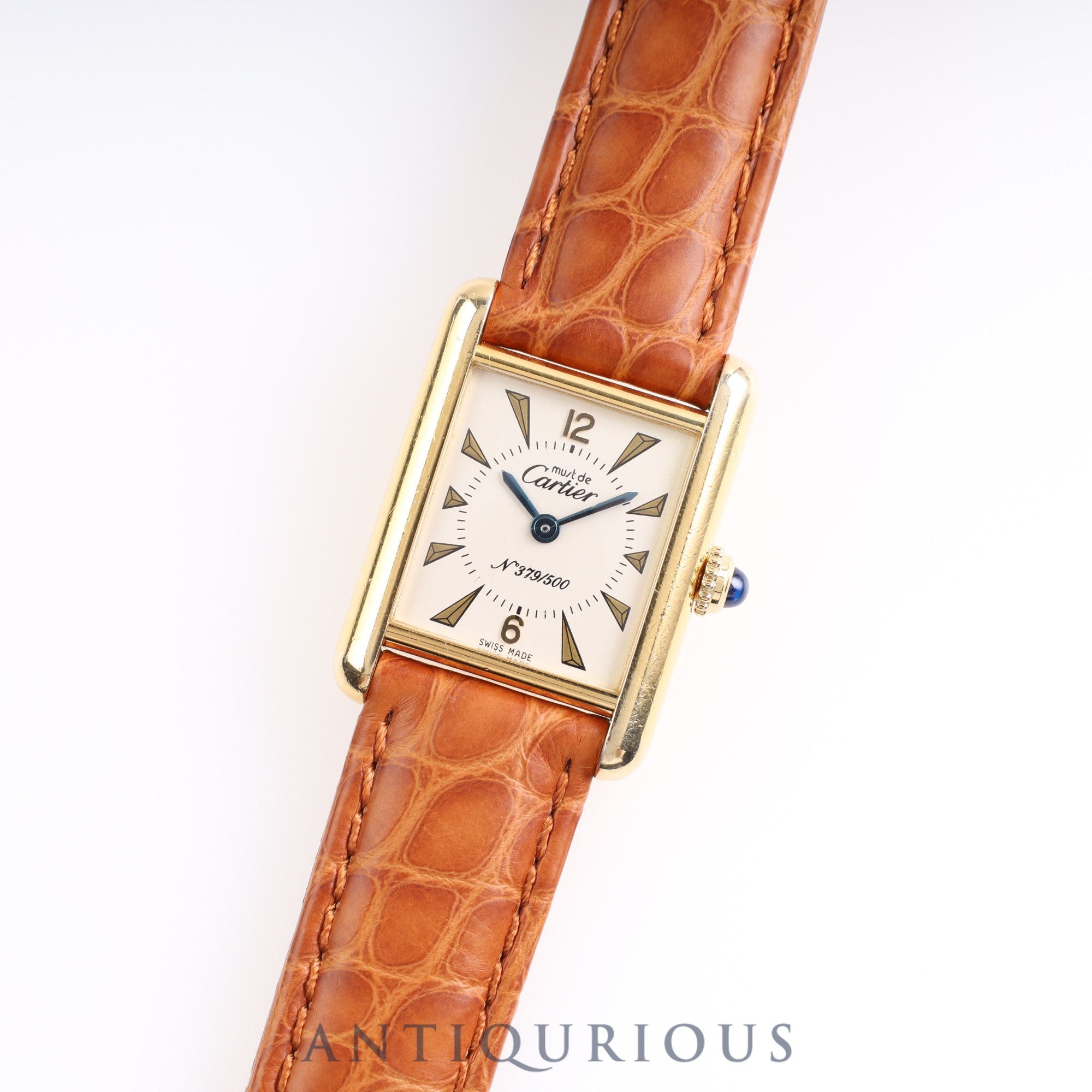 Cartier Must Tank SM QZ 1613 Genuine Buckle 500 Pieces Limited Edition Dial Cartier Boutique Complete Service