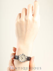 Tiffany Atlas SV Case L0640 Quartz Caliber 976.001 SV925 Genuine Leather Strap Genuine Stainless Steel Buckle Silver Dial Box Overhauled