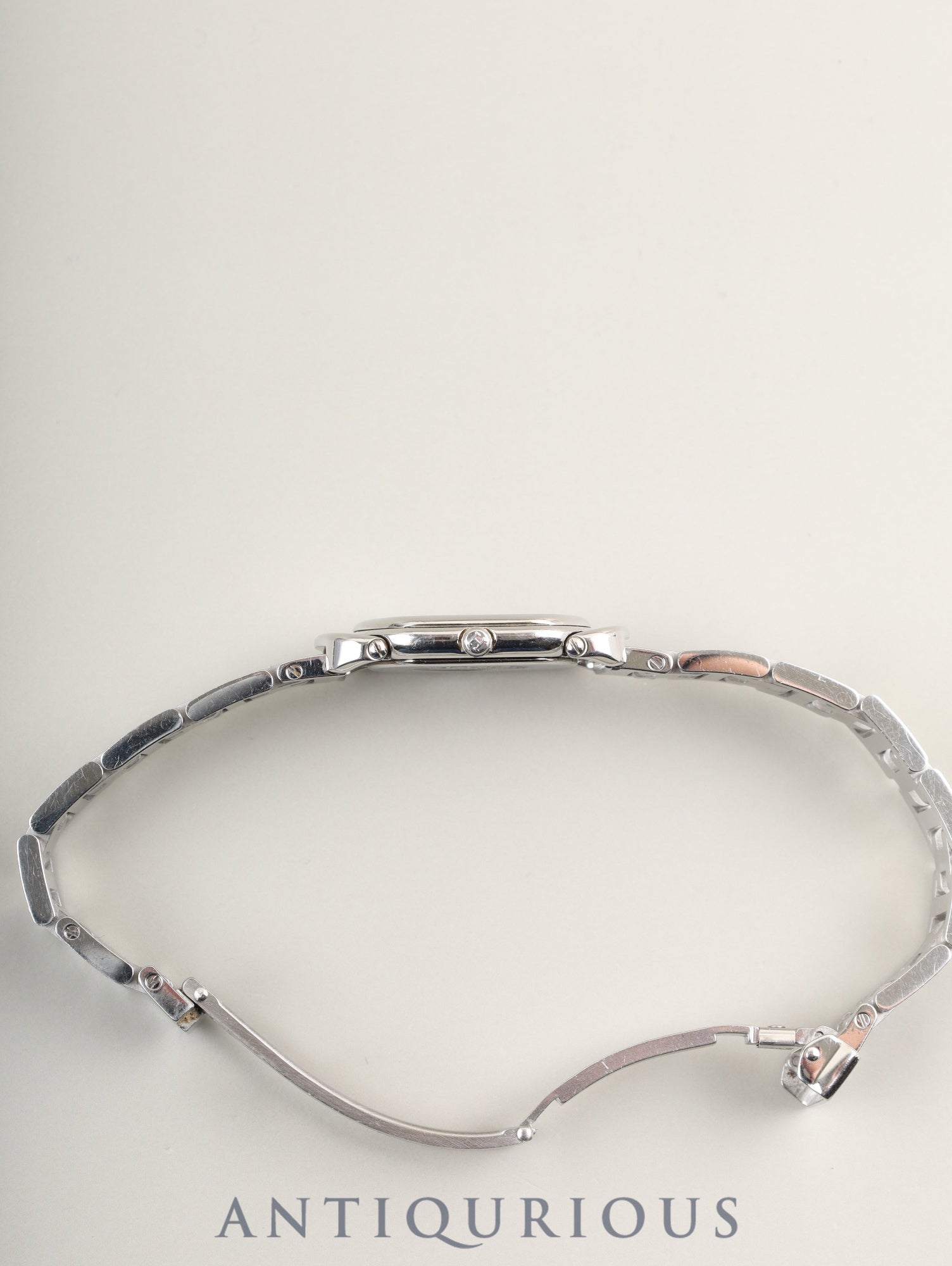 エルメス ラリー RA1.210 クォーツ Cal.976.001 SS SS ホワイト文字盤 箱 オーバーホール済み