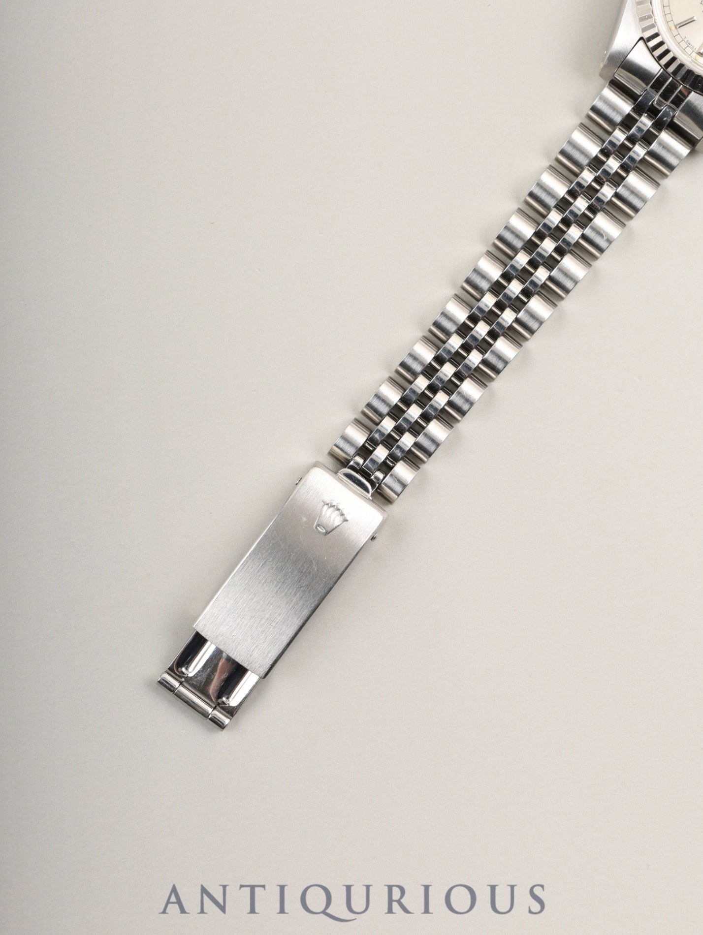 ロレックス デイトジャスト レディ 69174 自動巻き Cal.2135 SS/WG SS シルバー文字盤 箱 冊子 保証書（1989年）オーバーホール済み