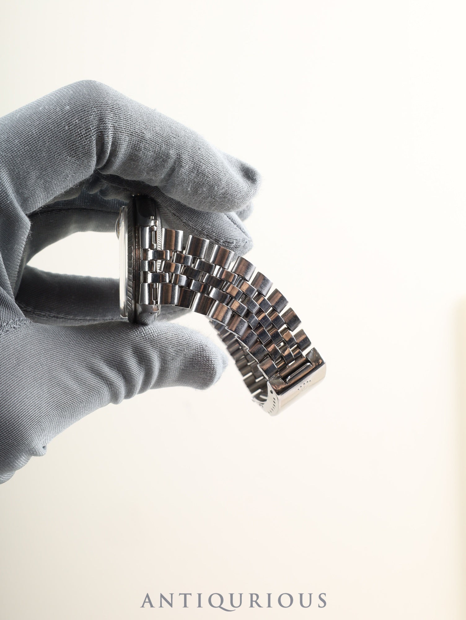 ロレックス デイトジャスト 1603 自動巻き Cal.1570 SS SS シグマダイヤル グレー文字盤 36mm 36番（1972年）オーバーホール済み