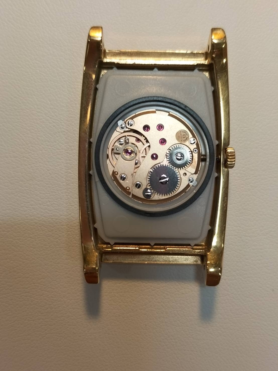 Manual winding Cal.625 GP Leather Genuine buckle (GP) Gold dial Overhauled