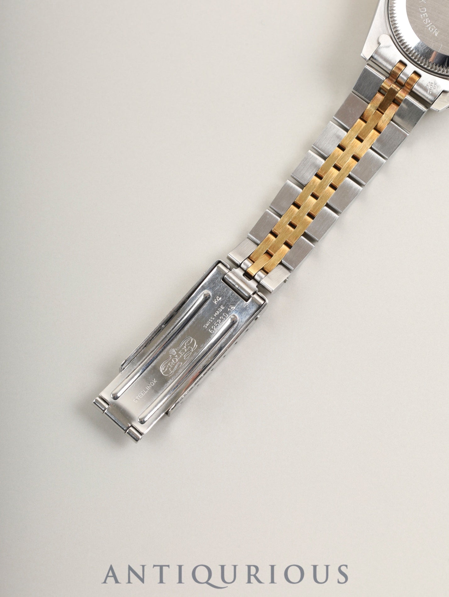 Rolex Datejust Lady 69173 Automatic Caliber 2135 Stainless Steel/Yellow Gold with Gold Dial, No. 91 (1985) Overhauled