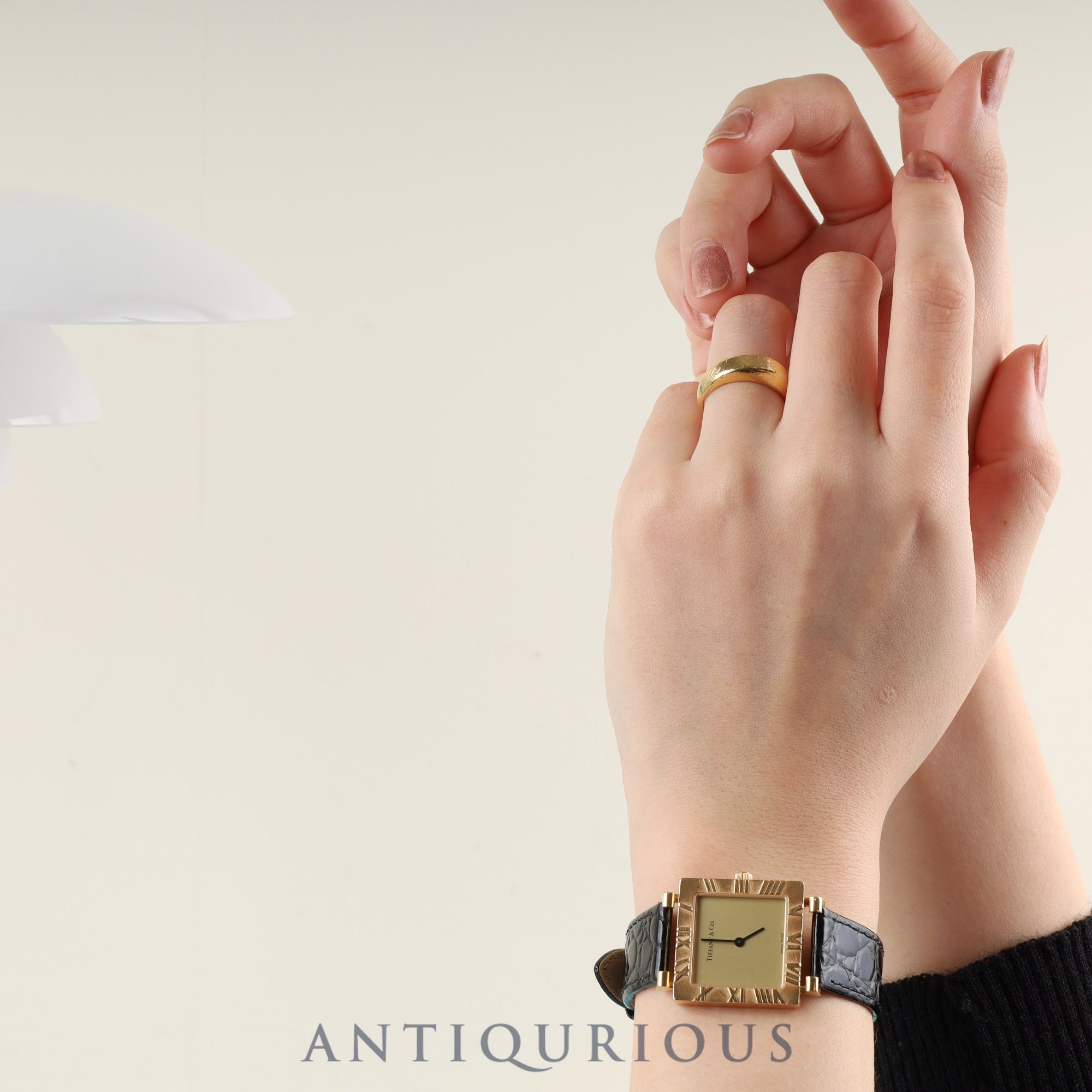 ティファニー アトラススクエア T976 001 L3630 クォーツ Cal.976.001