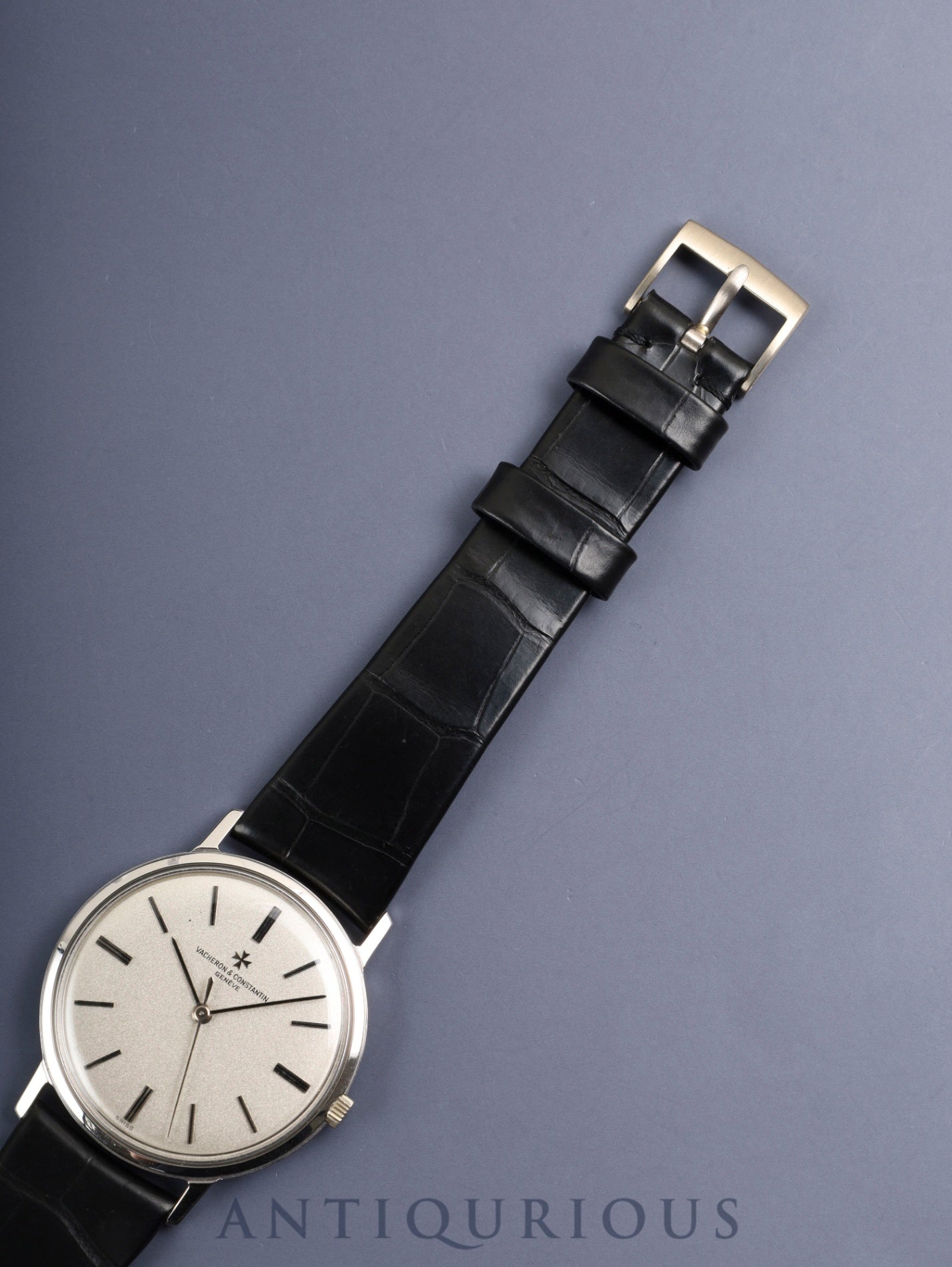 ヴァシュロン・コンスタンタン ラウンド 6903 手巻き Cal.1002/2 750WG 純正革ベルト 純正ピンバックル（750WG）シルバー文字盤（V＆C）保証書（1973年）アーカイヴ（2020年発行）スケルトン裏蓋 オーバーホール済み