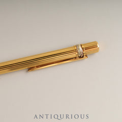 Cartier Trinity Ballpoint Pen, Blue Ink, Case, Booklet, International Warranty (1989), New Refill (Black)