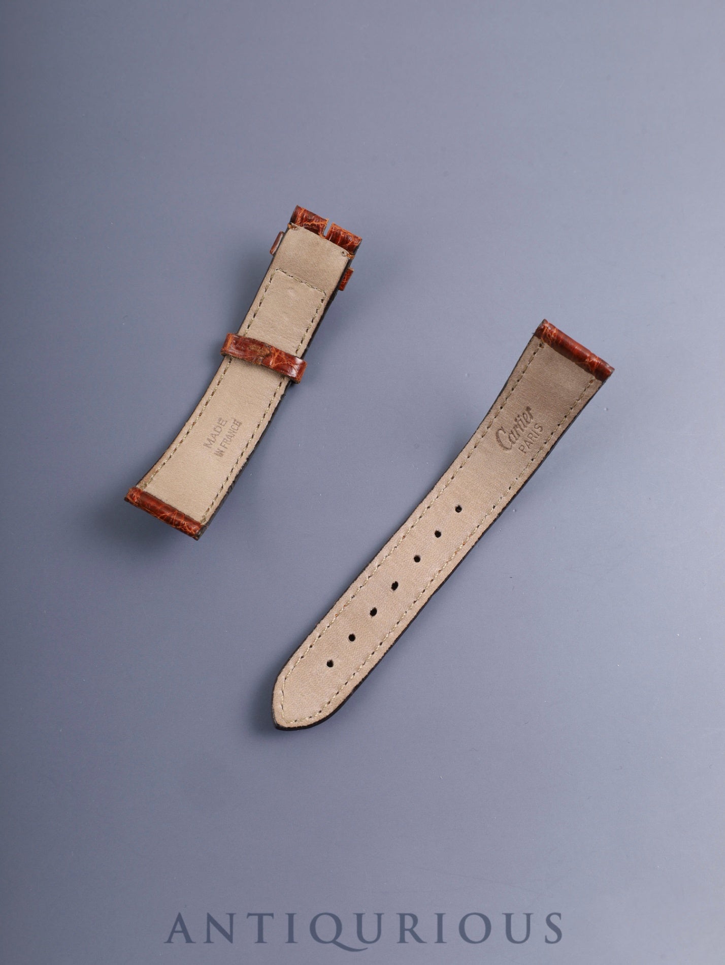 カルティエ マストタンク LM 590005 クォーツ Cal.690 SV925 革 純正ピンバックル（GP）アイボリーローマン文字盤（SWISS表記）箱 冊子