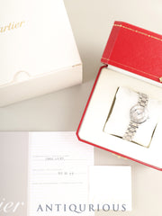 Cartier Must 21 SM W10109T2 / 1340 Quartz Cal.690 SS SS Silver Roman Dial (SWISS MADE) Box, Booklets, Warranty (2007) Overhauled