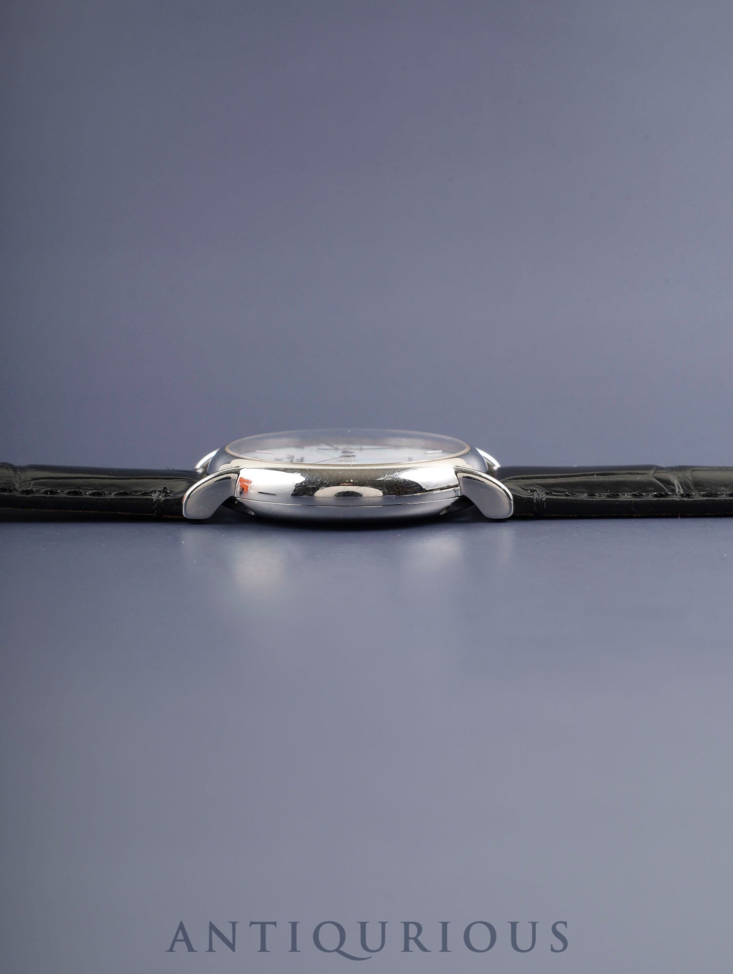 IWC Portofino IW351320 Automatic Caliber C37521 Stainless Steel Leather Strap with Aftermarket Buckle (SS) White Dial Overhauled