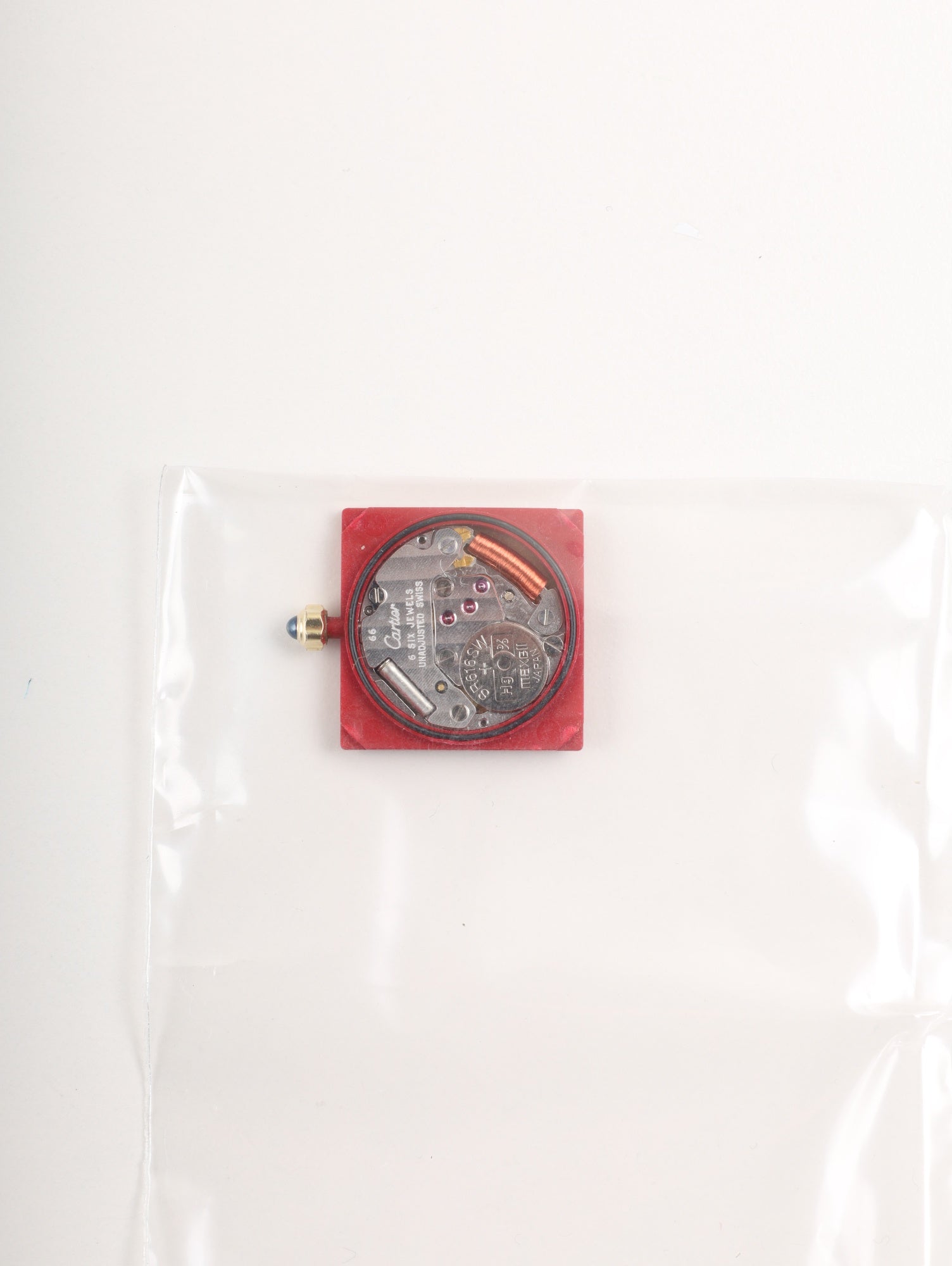 カルティエ マストタンク SM 3 66001 クォーツ Cal.66 SV925 革 純正ピンバックル（GP）オニキス文字盤（SWISS表記） オーバーホール済み 新品仕上げ済み