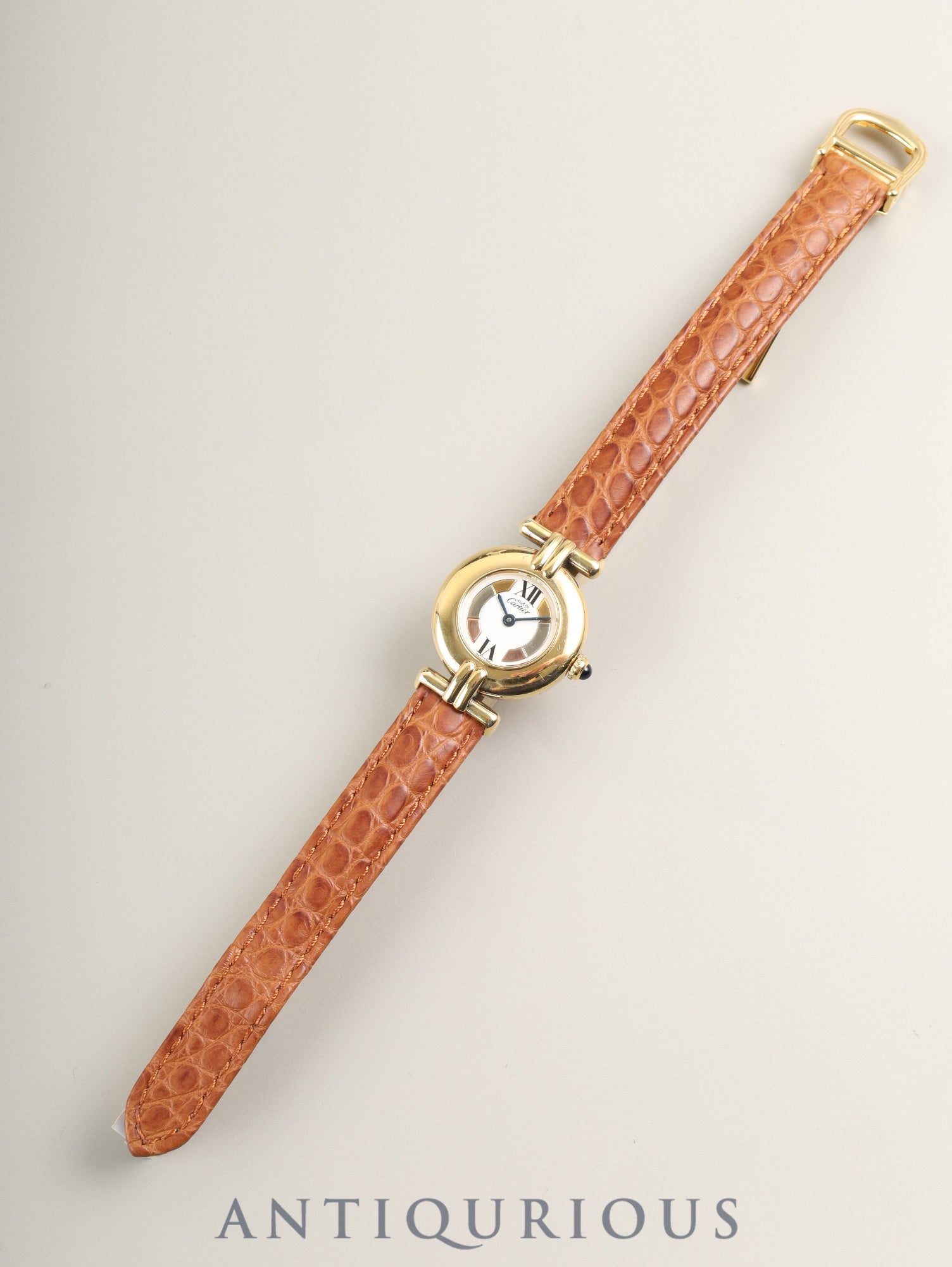 カルティエ マストコリゼ W1006654 / 590002 クォーツ SV925 革 純正D