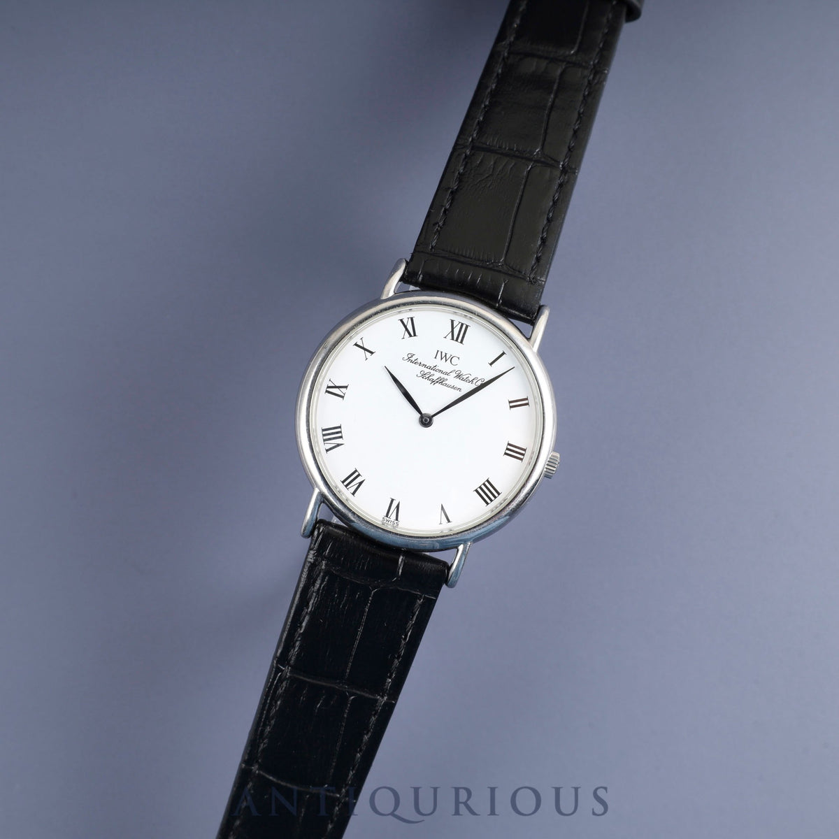 IWC ポートフィノ 3331 クォーツ Cal.2210.5 SS 革 純正尾錠（SS）ホワイト文字盤 オーバーホール済み アイダブリュシー