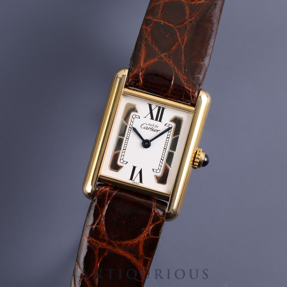 カルティエ CARTIER マスト タンク LM W1001254 ブラック SV925 