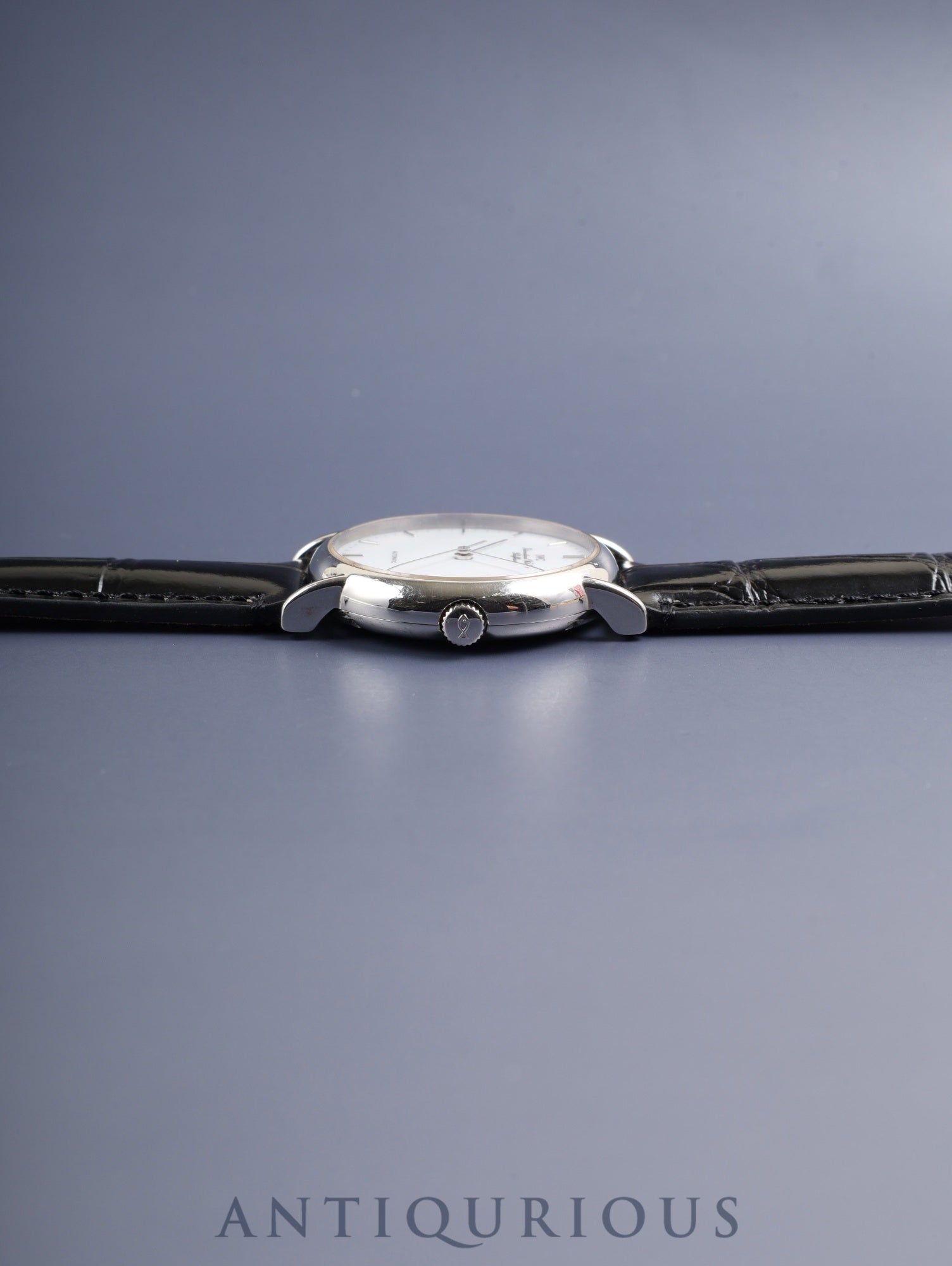 IWC Portofino IW351320 Automatic Caliber C37521 Stainless Steel Leather Strap with Genuine Stainless Steel Buckle, White Dial, Overhauled