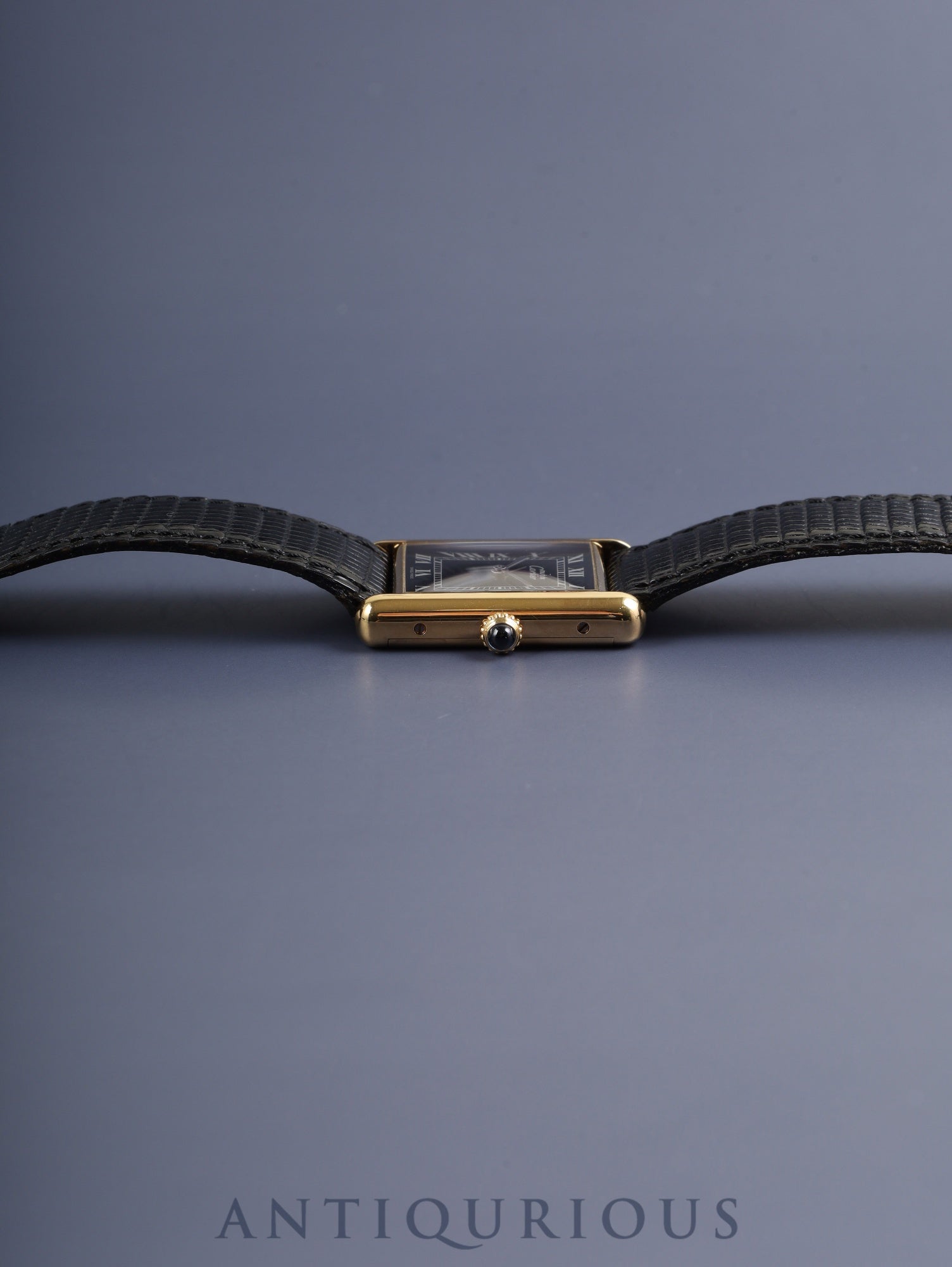 カルティエ マストタンク LM 19749 13 手巻き SV925 純正革ベルト 純正