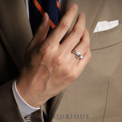 Hermes Collier de Chien PM Ring in Sterling Silver #59