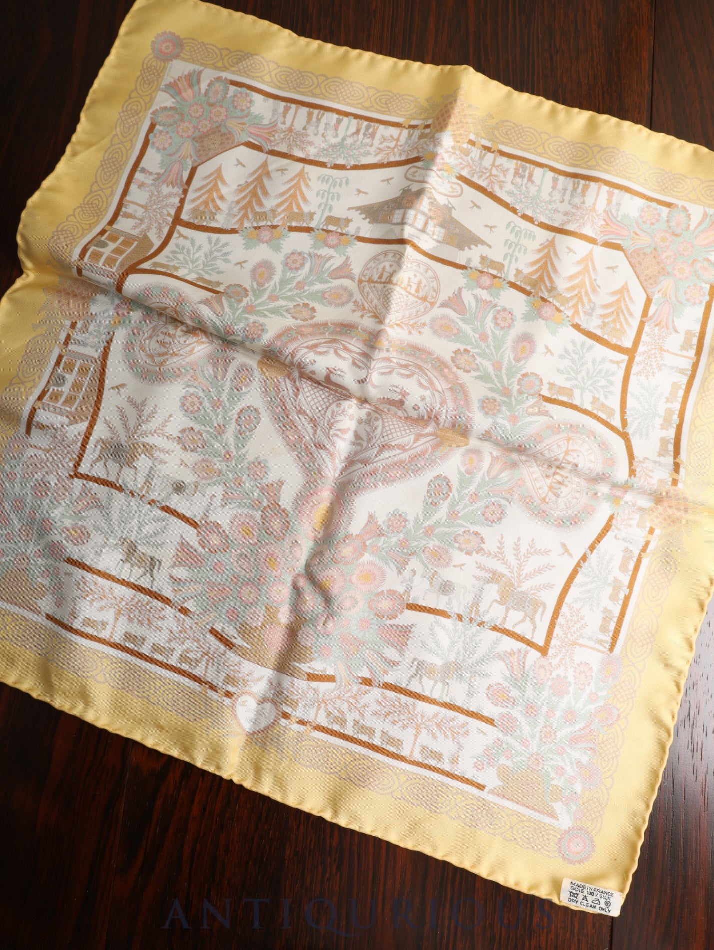 Hermès Scarf Carre 45 Decoupages Silk 100%