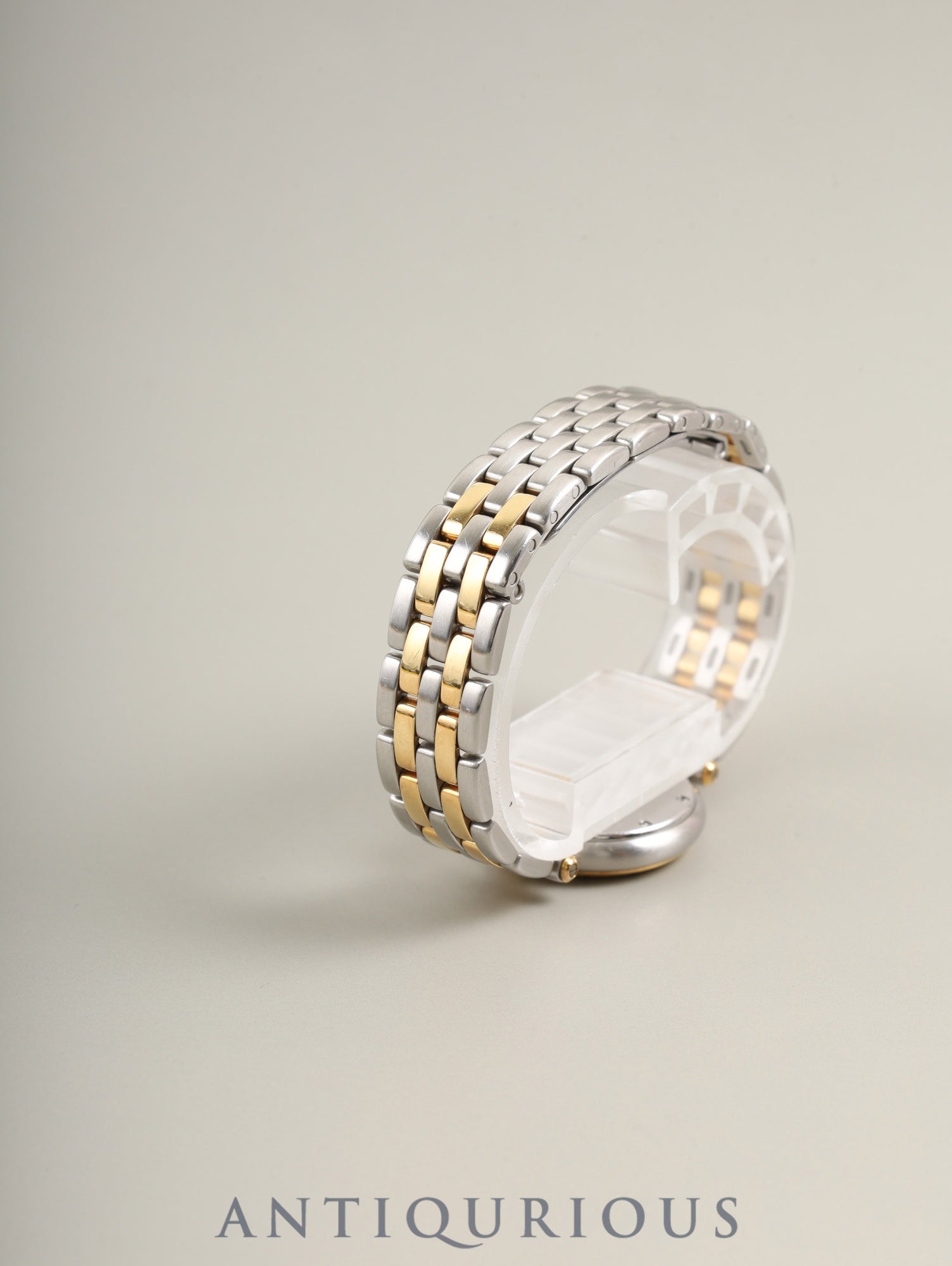 Cartier Panthère Vendôme SM 84084242 / 166920 Quartz Cal.157 SS/YG 2-row ivory Roman dial (SWISS表記) Box, warranty (blank), overhauled