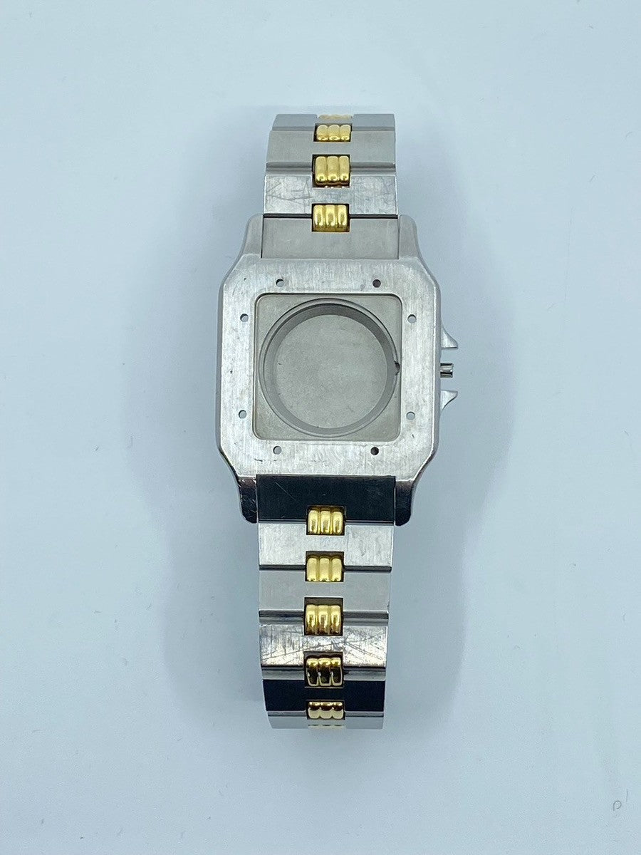 カルティエ サントス ガルベ LM 2961 自動巻き Cal.2671 SS/YG SS/YG ホワイトローマン文字盤 オーバーホール済み