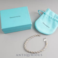 Tiffany Bracelet Twist Chain SV925/750 Box Storage Bag