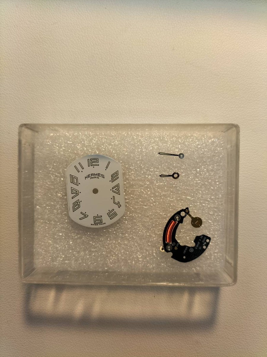 エルメス ラリー RA1.210 クォーツ Cal.976.001 SS SS ホワイト文字盤 オーバーホール済み