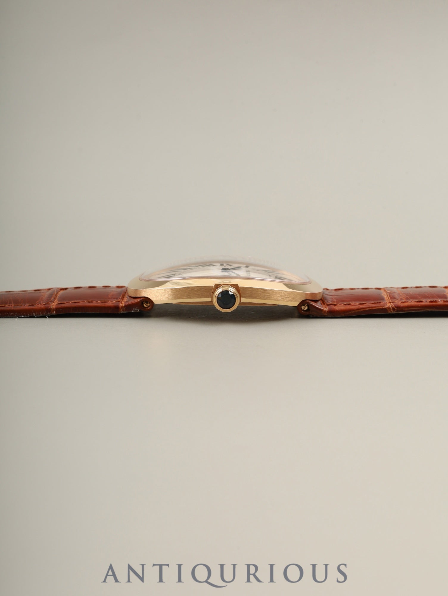 カルティエ ベニュワール LM W8000002 / 3033 手巻き Cal.430MC AU750 純正革ベルト 純正ピンバックル（AU750） ホワイトローマン文字盤 保証書（2012年）冊子 オーバーホール済み