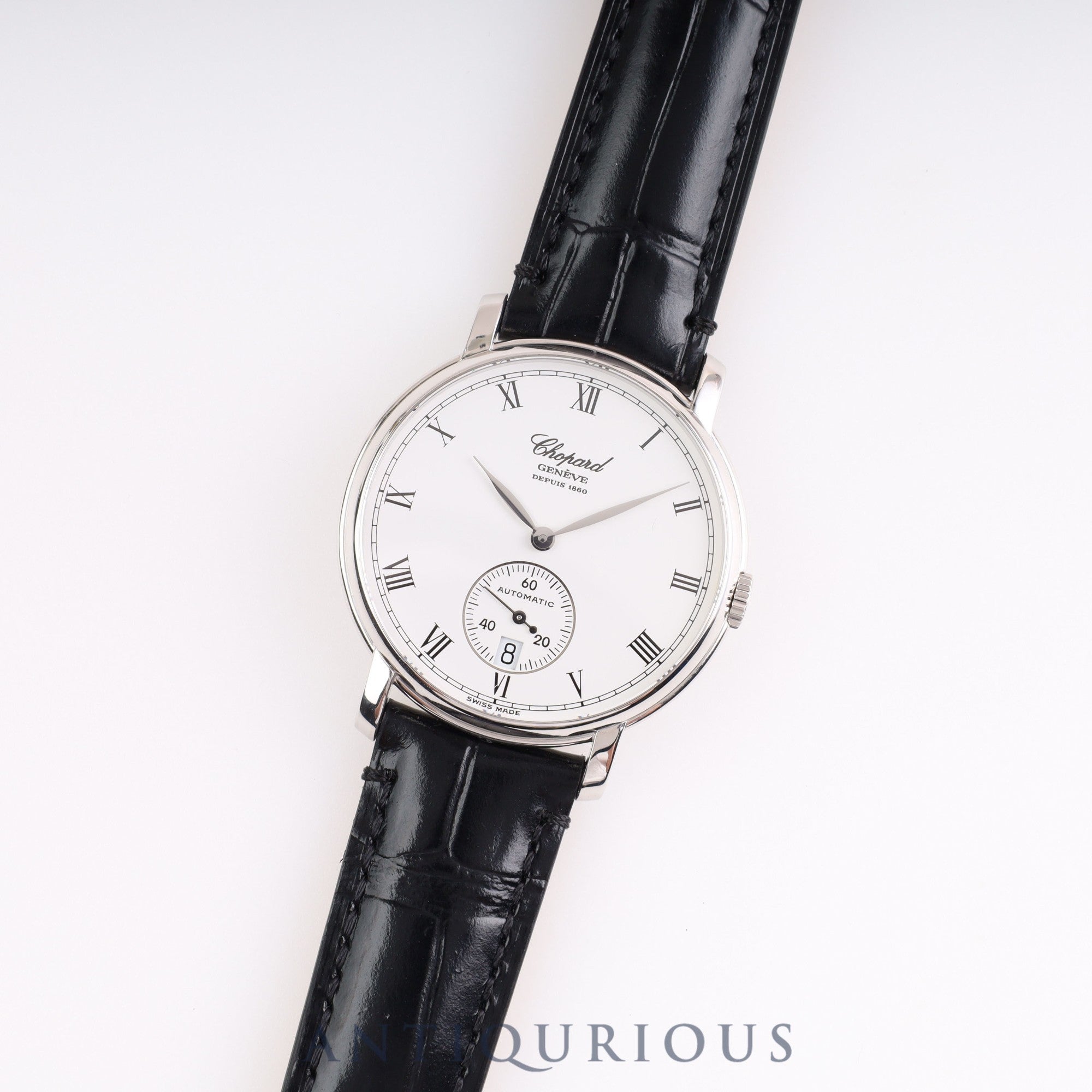 Chopard LUC Classic 16/1223 Automatic Cal.1160 WG Leather Genuine Buck |  東京銀座のヴィンテージウォッチ専門店 - ANTIQURIOUS