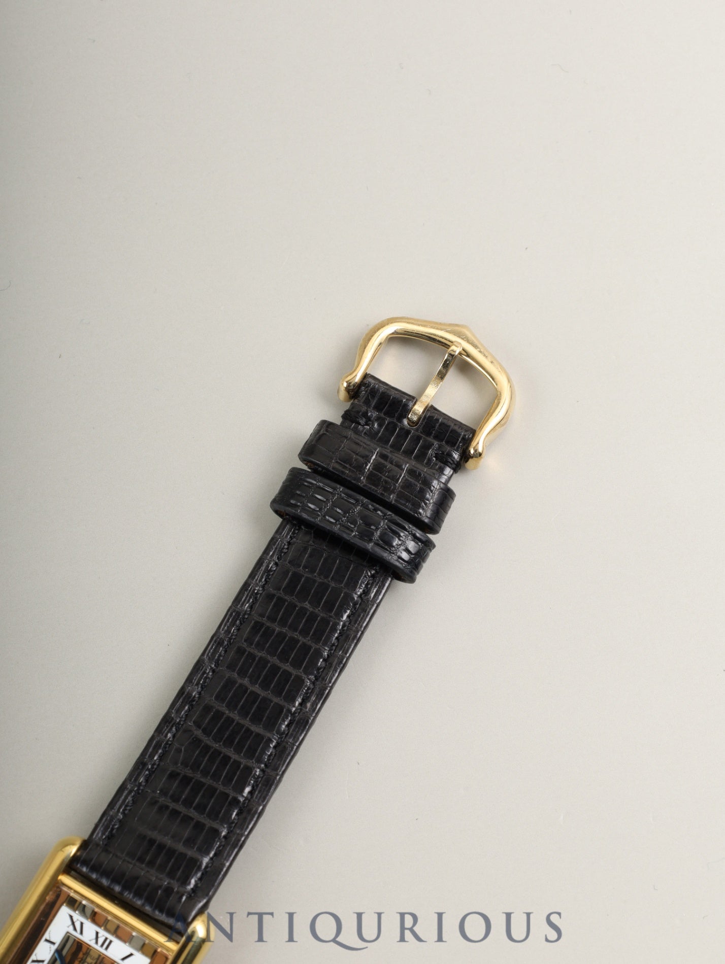カルティエ マストタンク SM W1003153 / 5057001 クォーツ Cal.66 SV925 革 純正ピンバックル（GP） フロントトリニティ文字盤（SWISS表記）オーバーホール済み