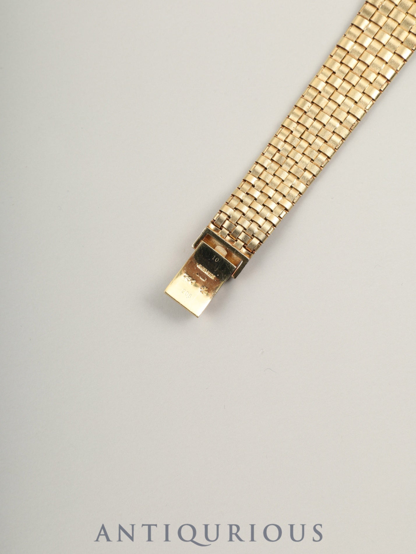 Vacheron Constantin Mesh d'Or 33030 Manual Winding Cal.1052 750YG 750YG Champagne Dial Overhauled