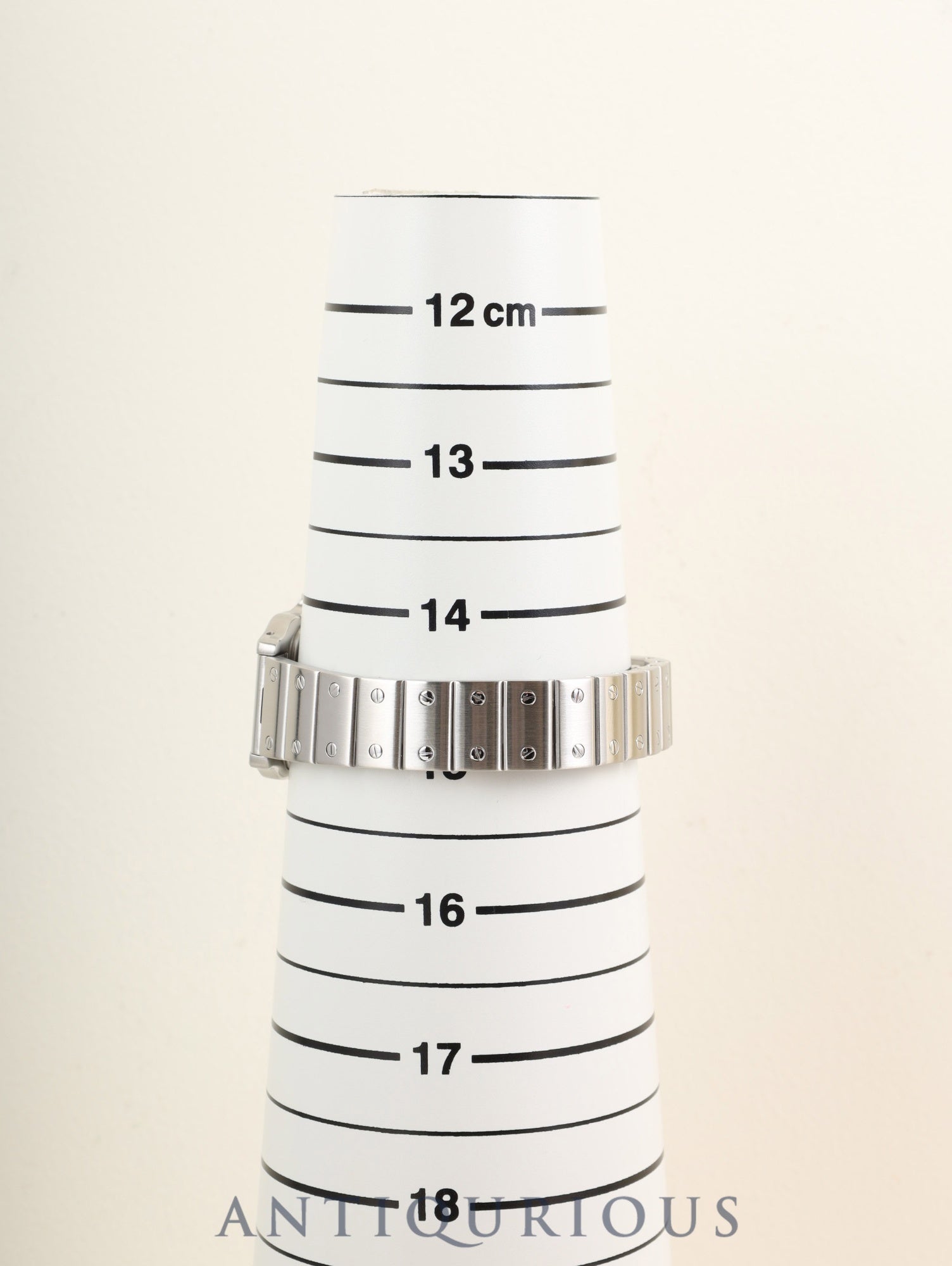 Cartier Santos Galbee SM W20056D6 / 1565 Quartz Caliber - Stainless Steel Ivory Roman Dial Completely Serviced at a Cartier Boutique