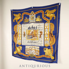 Hermès Carré 90 Scarf, 100% Silk, Salzburg