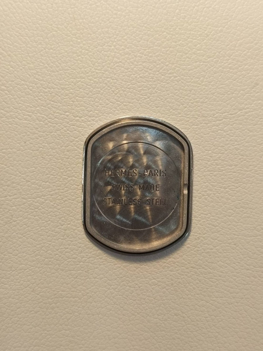 エルメス ラリー RA1.210 クォーツ Cal.976.001 SS SS ホワイト文字盤 オーバーホール済み