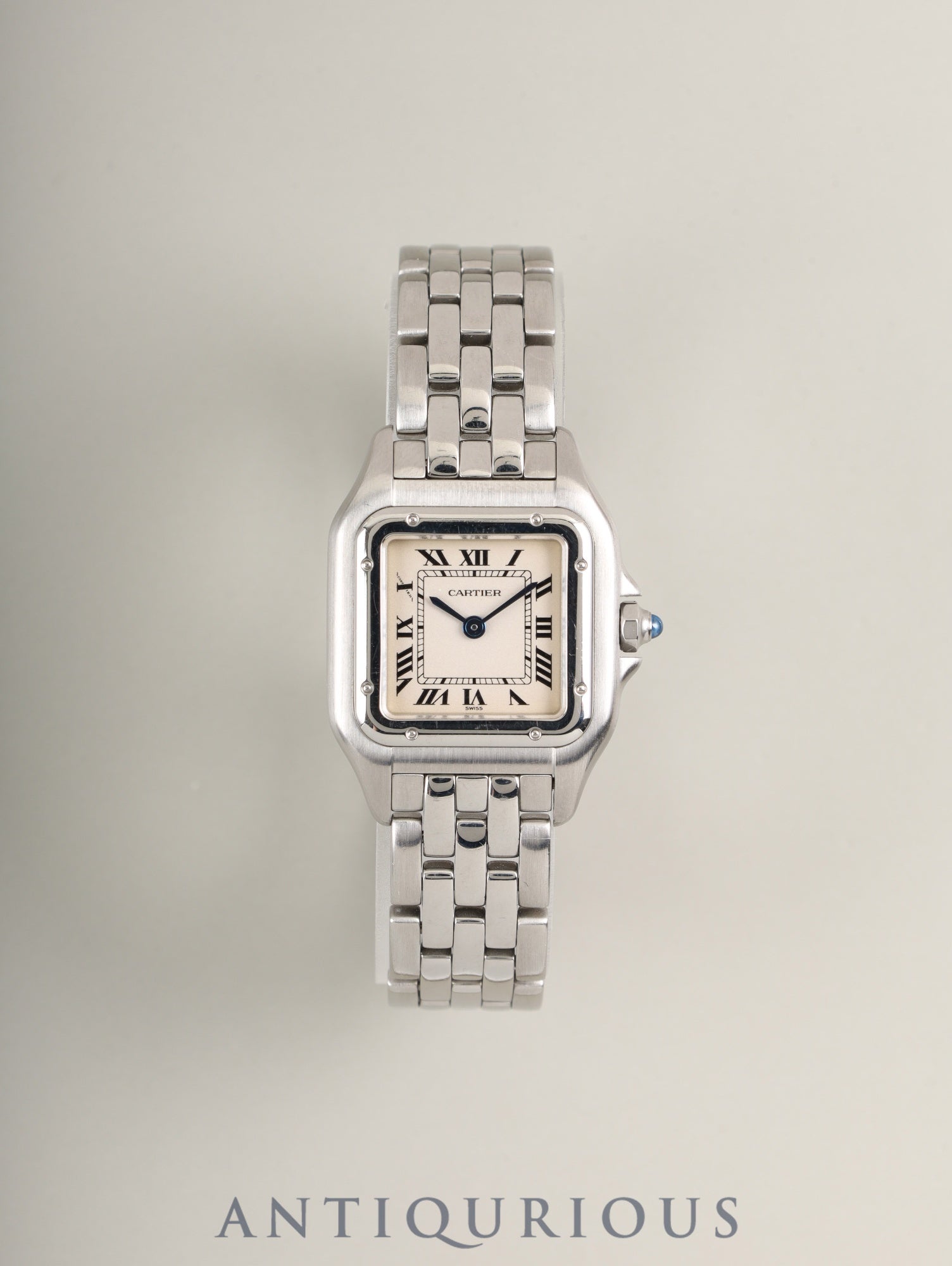 カルティエ パンテール SM W25033P5 / 1320 クォーツ  SS SS ホワイトローマン文字盤  箱 冊子 保証書（2000年）オーバーホール済み
