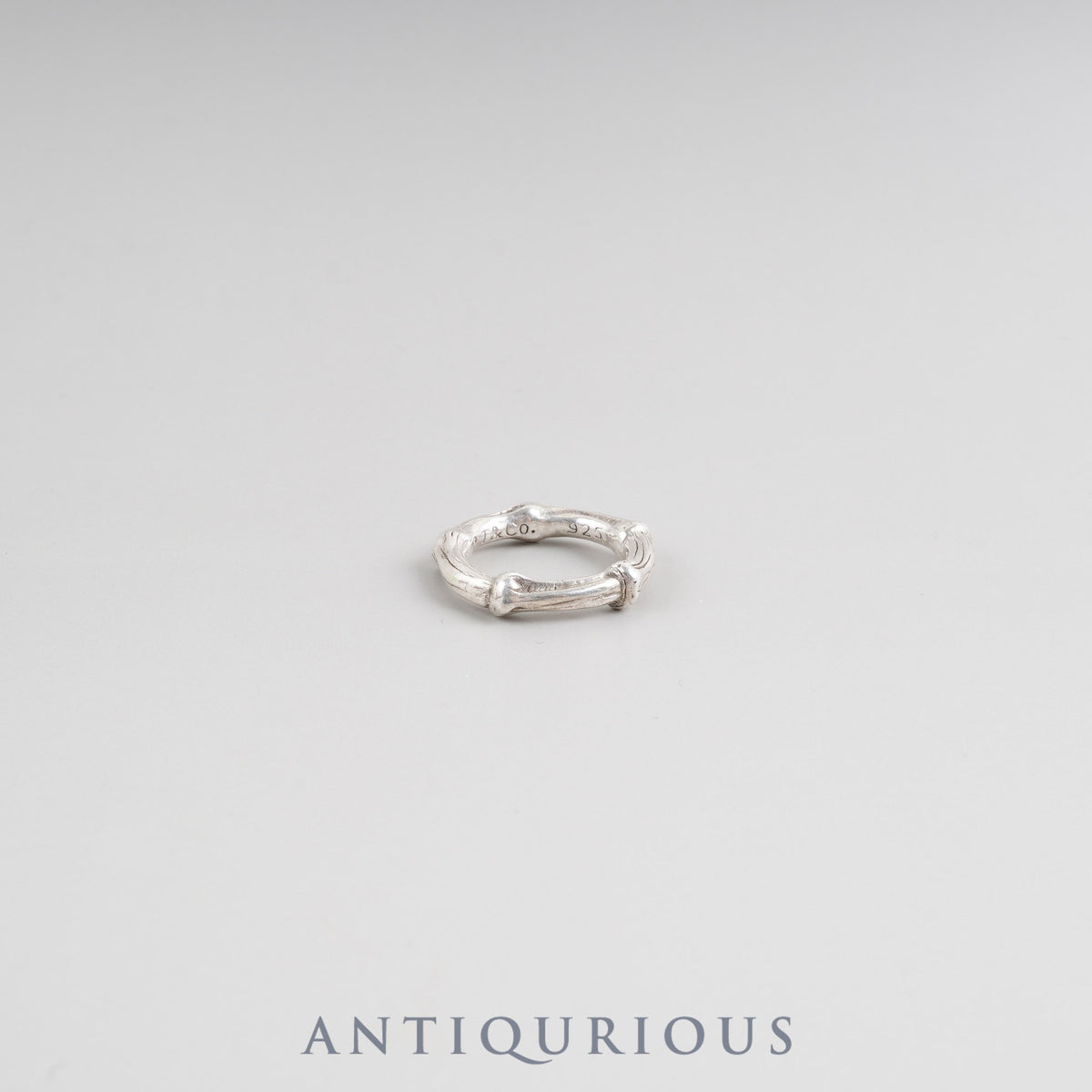 Tiffany ring, bamboo, SV925, size 10.5, engraved in 1996