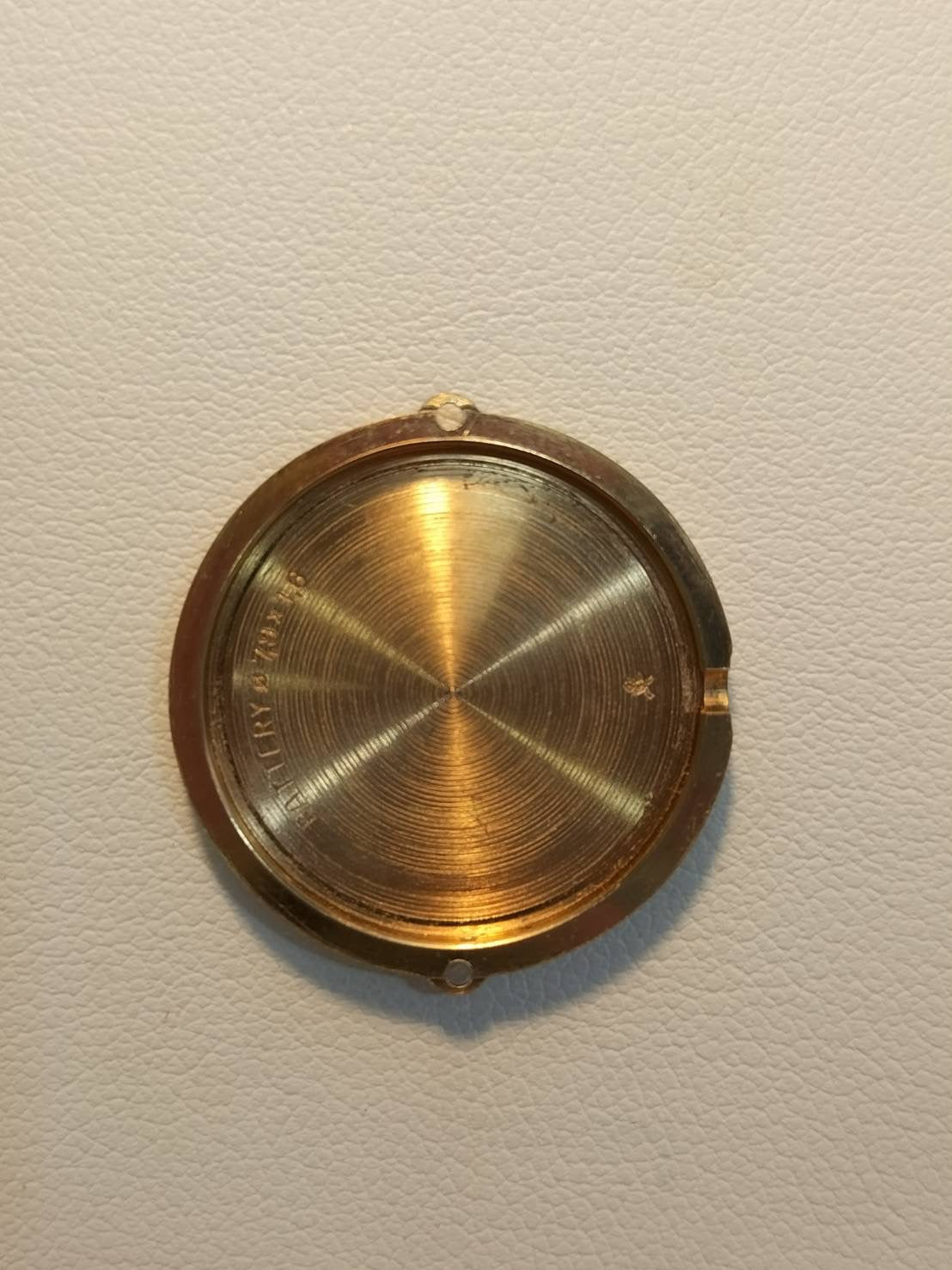 Cartier Must Colisée 590002 Quartz Cal.90 SV925 Leather Original Pin Buckle (GP) Gold Dial (SWISS marking) Overhauled