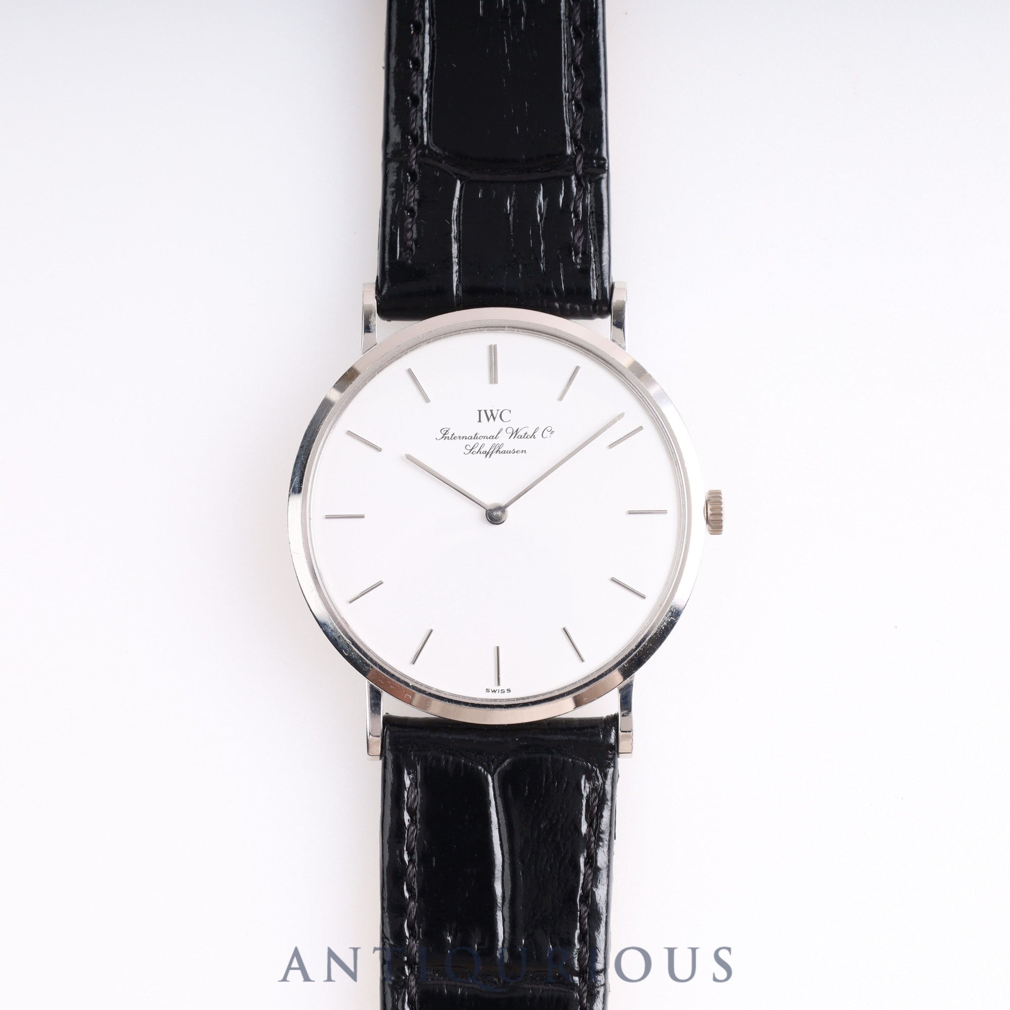 IWC Portofino Manual Winding Cal.1852 WG Leather White Dial 31.6mm IWC