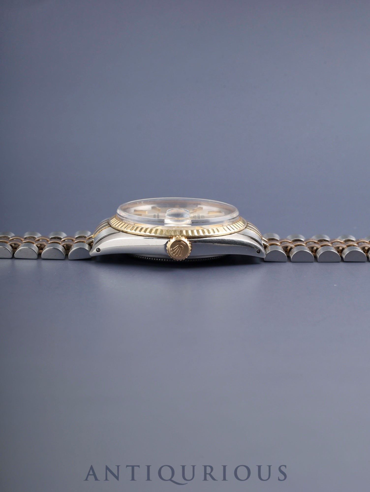 ロレックス デイトジャスト 1601 自動巻き Cal.1570 SS/YG SS/YG シルバー文字盤 38番（1973年）国際サービス保証（2014年）オーバーホール済み