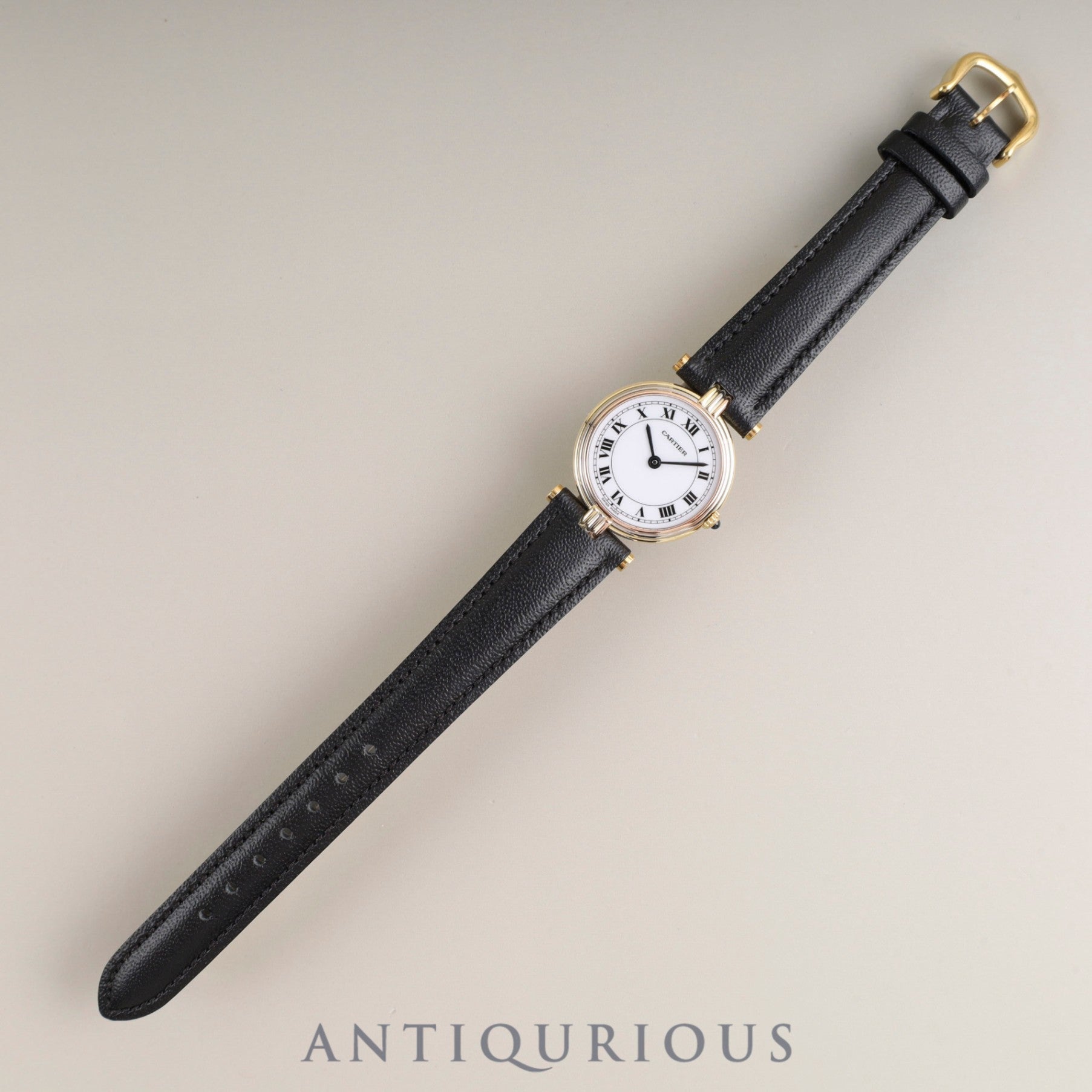 カルティエ Cartier 純正4コマセット14mm管理番号：070605 SELECT INC. [CARTIER マストタンク ブラック4ポイントローマン