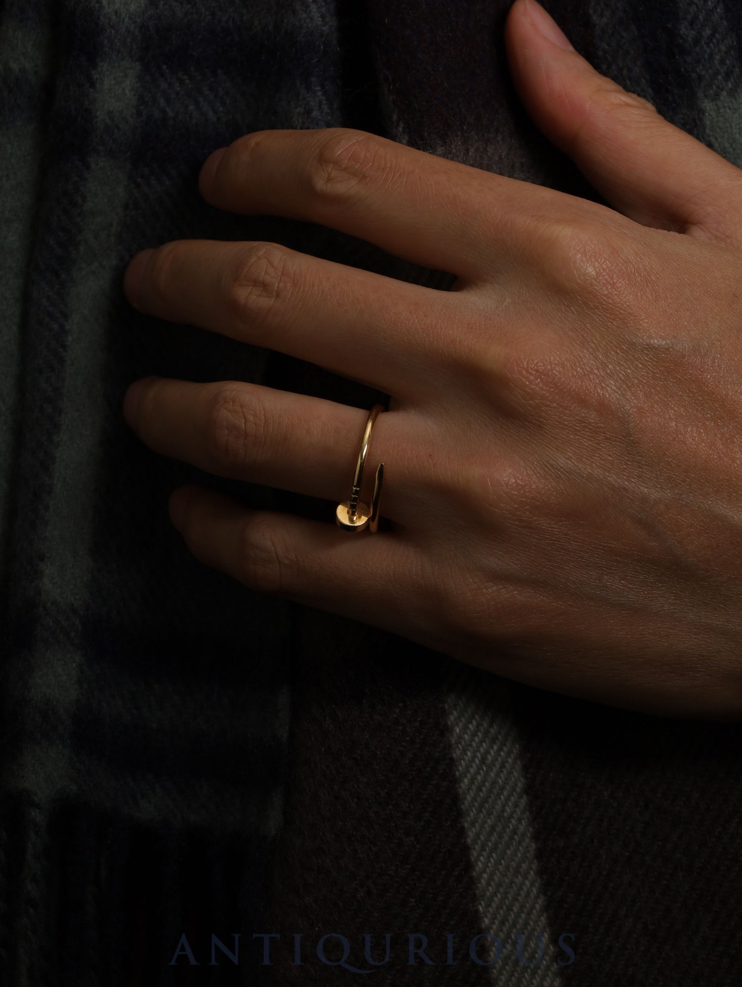 カルティエ リング ジュスト アンクル SM Au750 #58 箱 証明書（2024年）