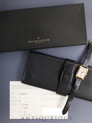 Vacheron Constantin Historiques Cabinotiers 91001/000J-7 Manual Winding Cal.1017 750YG Original Leather Strap Original Pin Buckle (750YG) Ivory Dial (σ dial) Box Warranty (2006) Case Booklet Overhauled