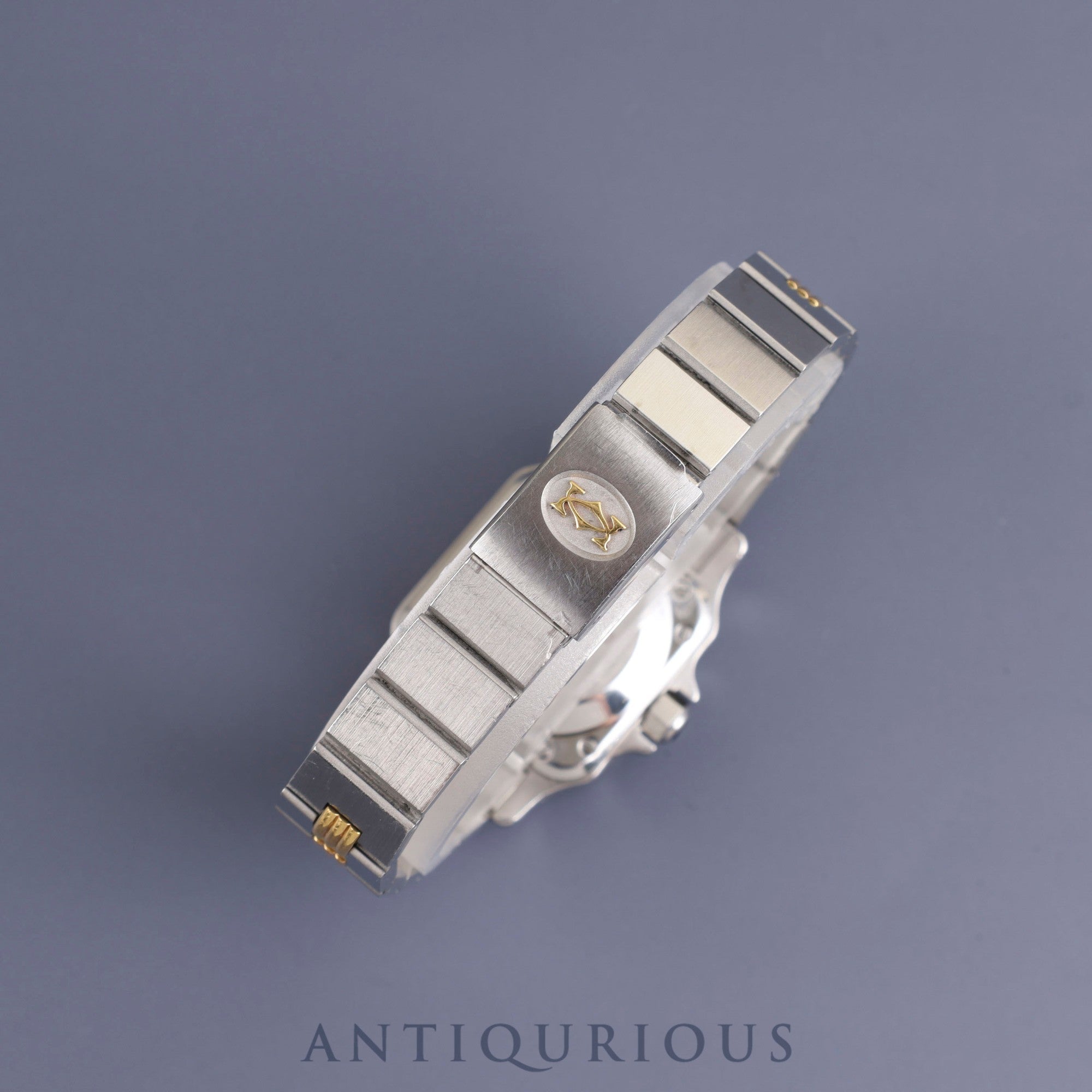 Cartier Santos Galbee SM AC14,30gr OR 0,750 2,80gr / 0902 Automatic SS/YG White Roman Dial Warranty (1988) Overhauled