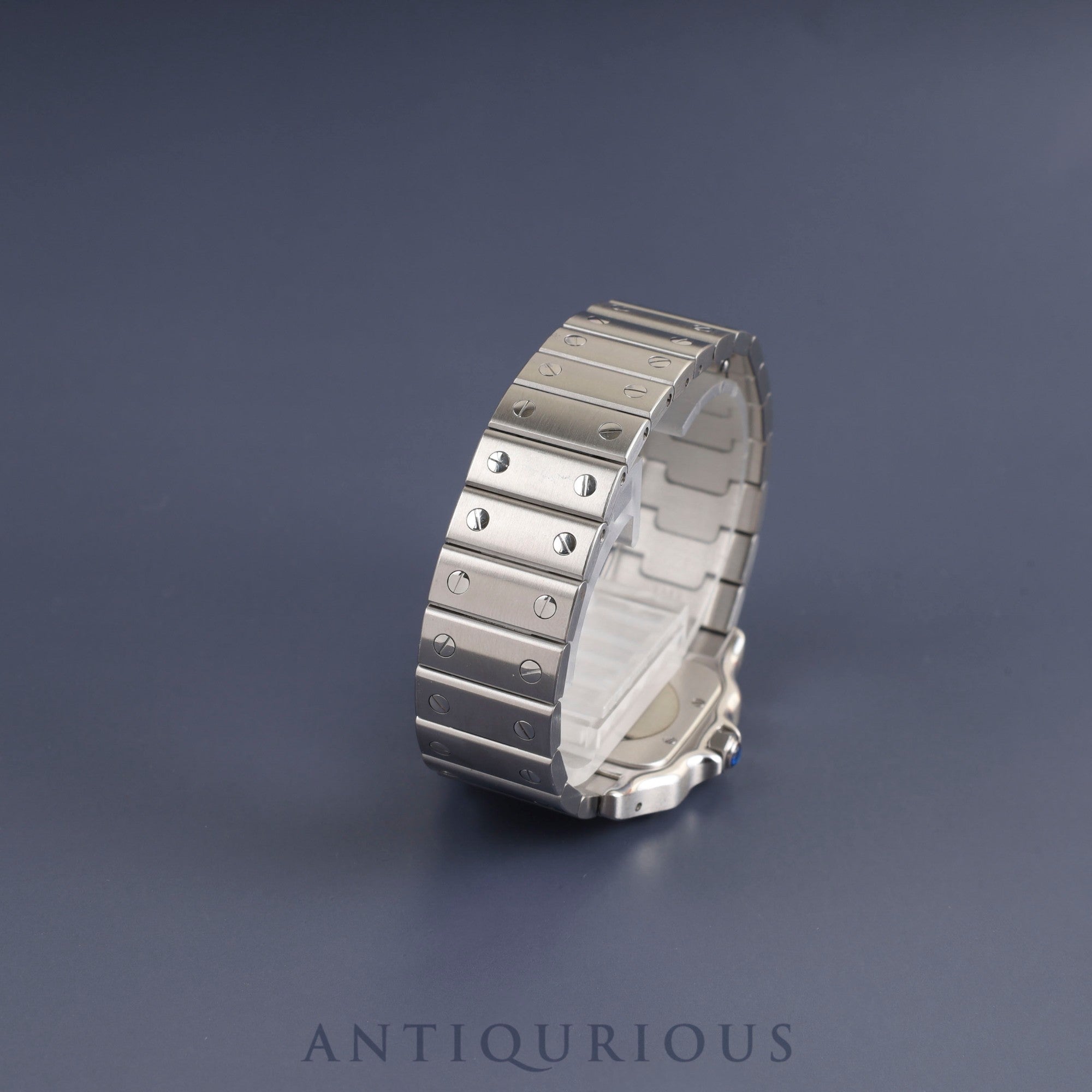 Cartier Santos Galbee LM W20018D6/1564 Quartz Cal.687 SS SS White Roman Dial Overhauled